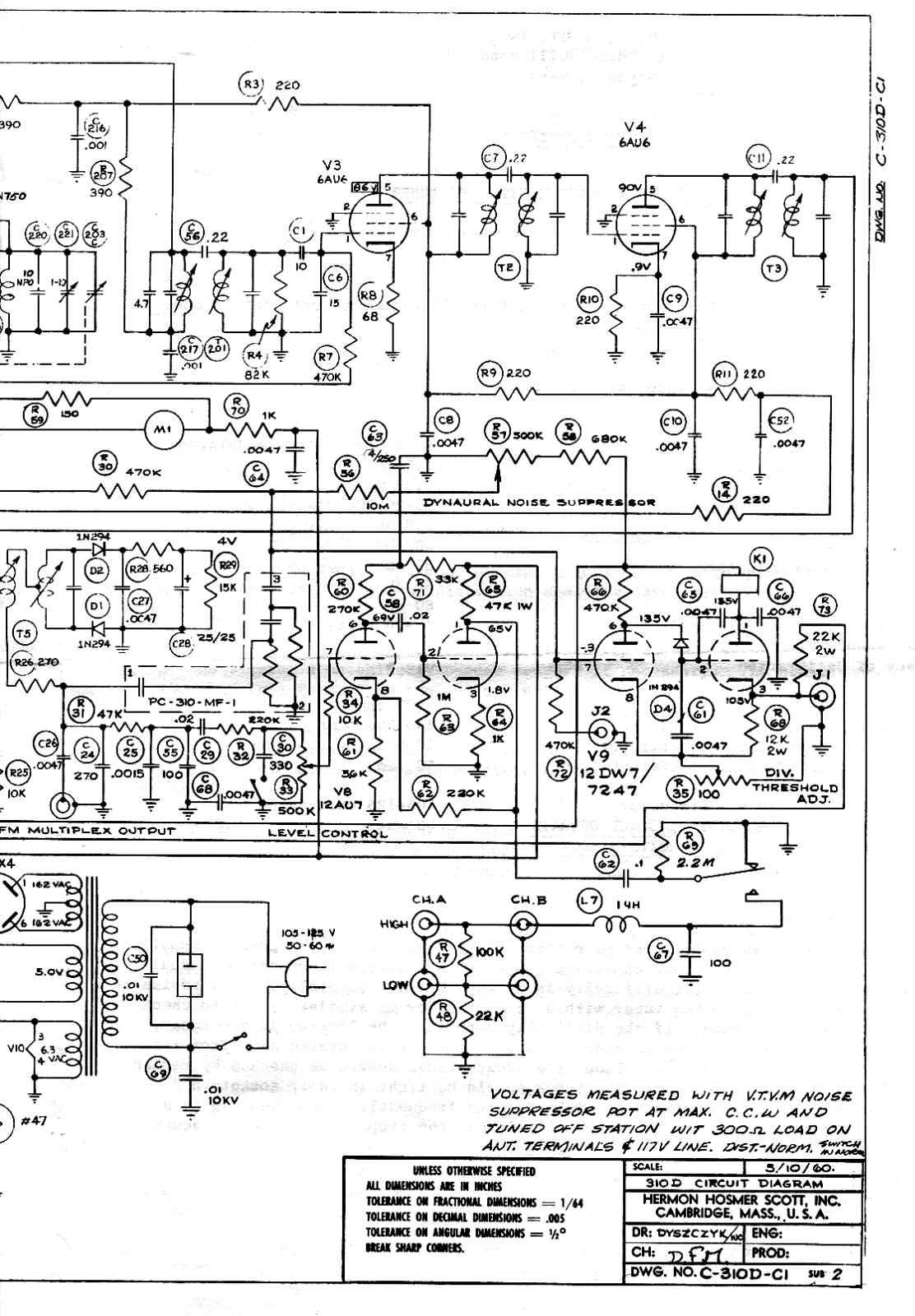 HH Scott 310d 1 schematic