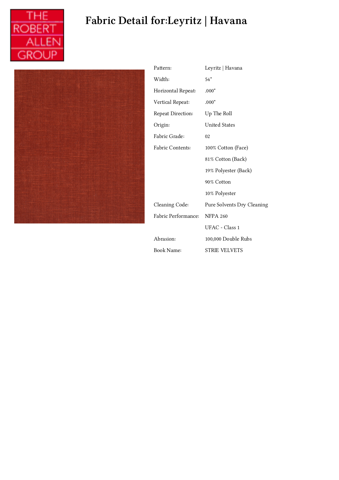 Robert Allen RALF1069 Specifications - ManualMachine.com