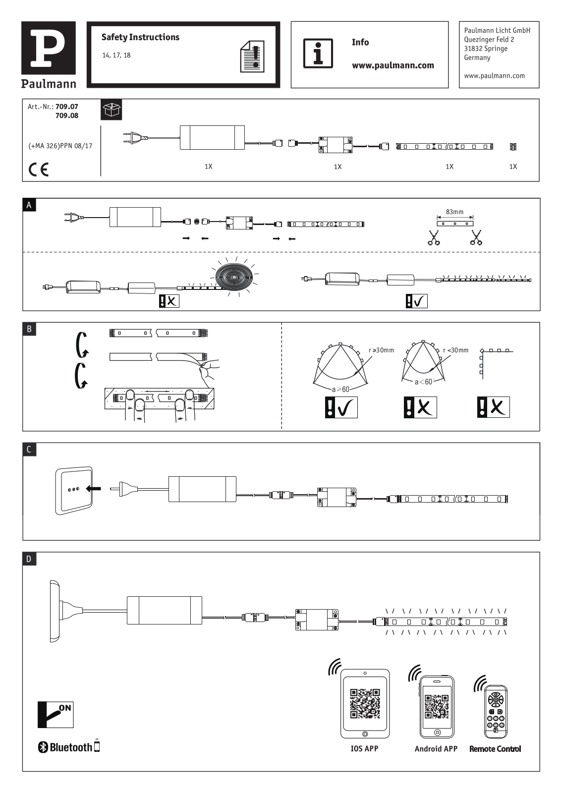 Paulmann 709.08 User Manual