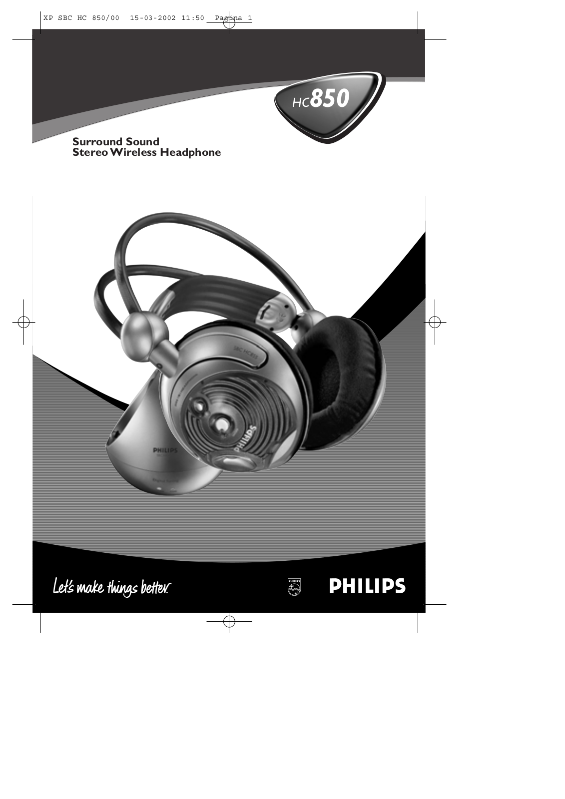 Philips HC850 User Manual