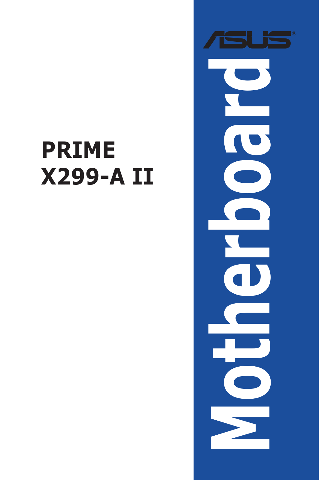 ASUS Prime X299-A II Service Manual