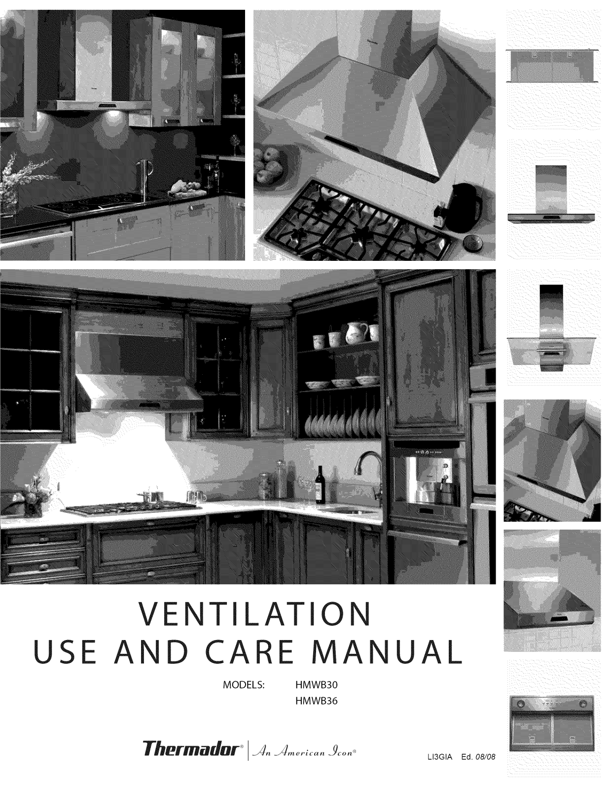 Thermador HMWB36FS/01, HMWB30FS/01 Owner’s Manual