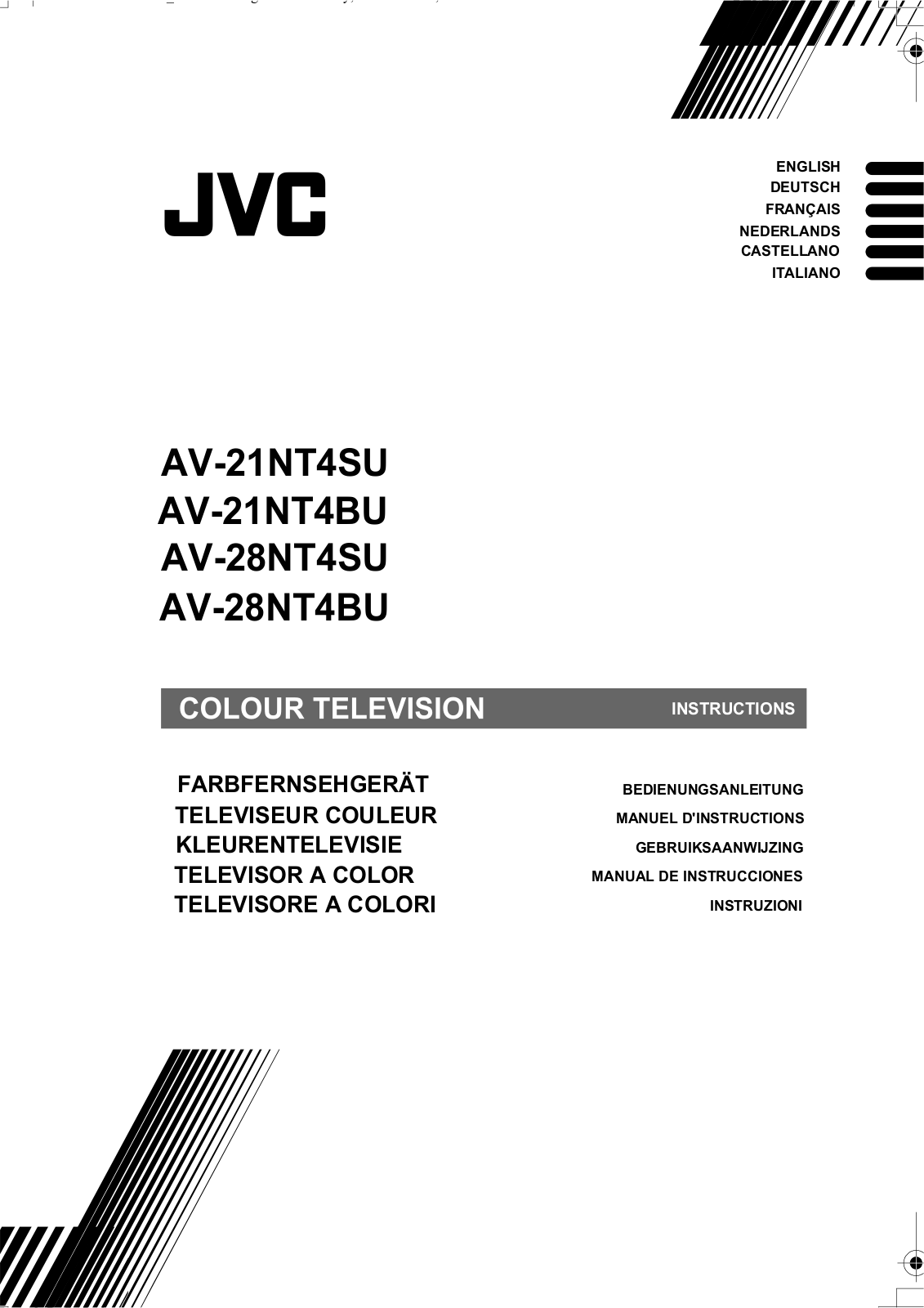 JVC AV-21NT4, AV-28NT4 User Manual