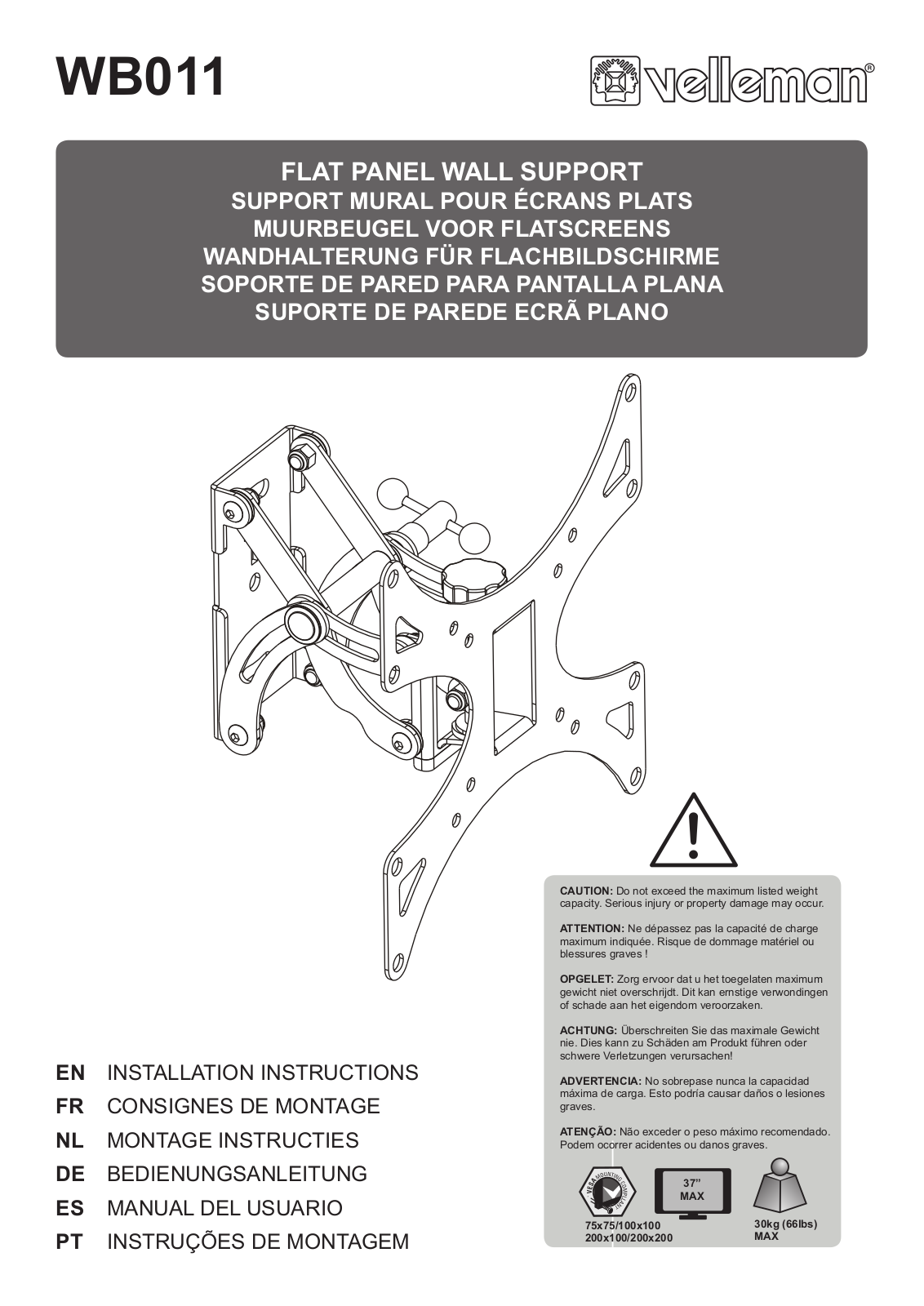 Velleman WB011 User Manual