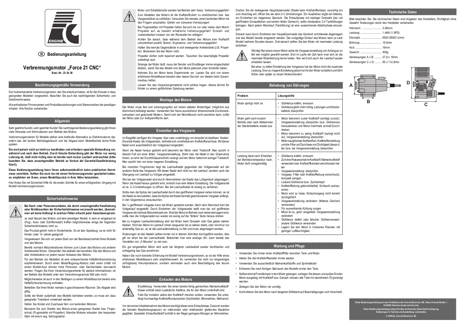 Force Engine 21 CNC User guide