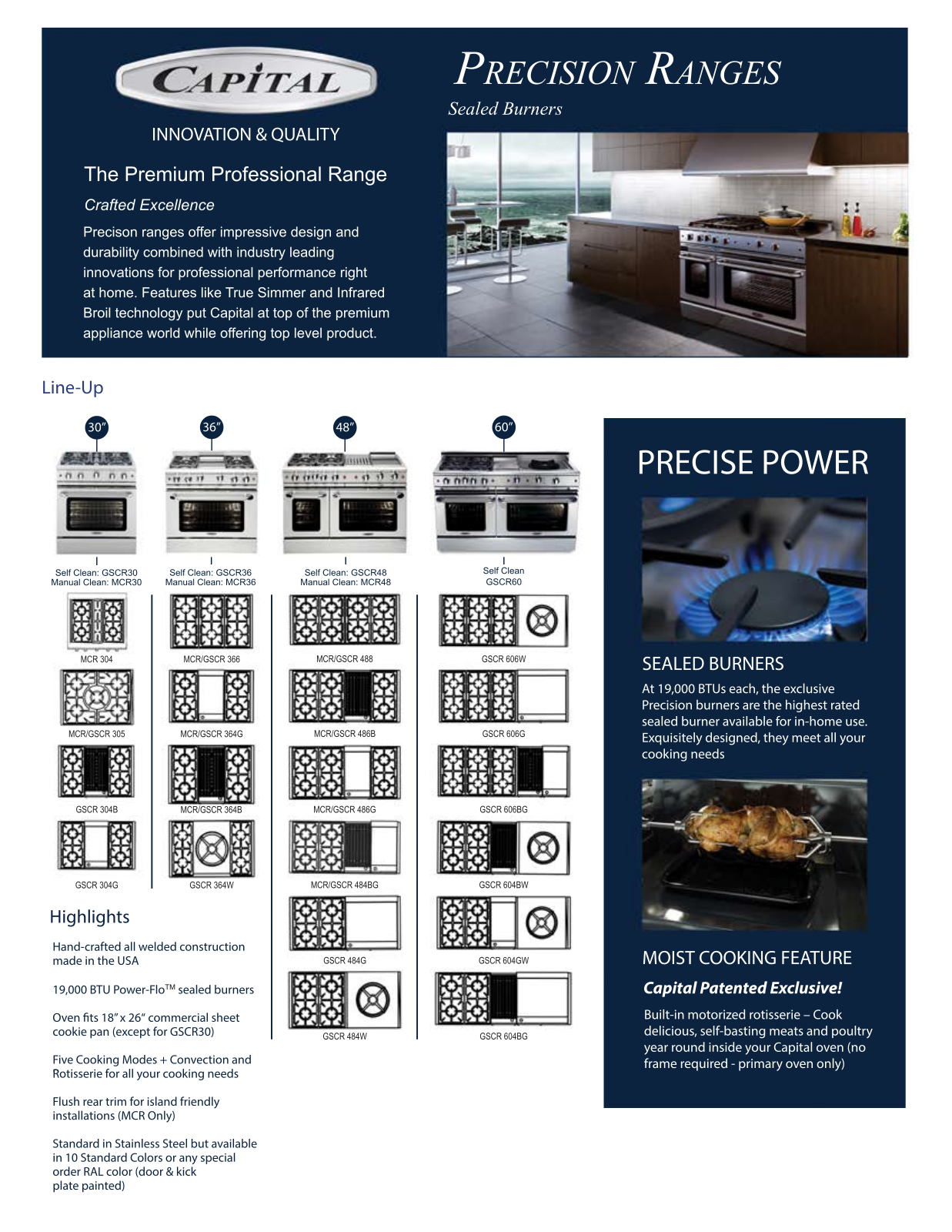 Capital MCR484BGL, MCR486BL, MCR486BN, MCR364GN, MCR364GL Specs - ManualMachine.com