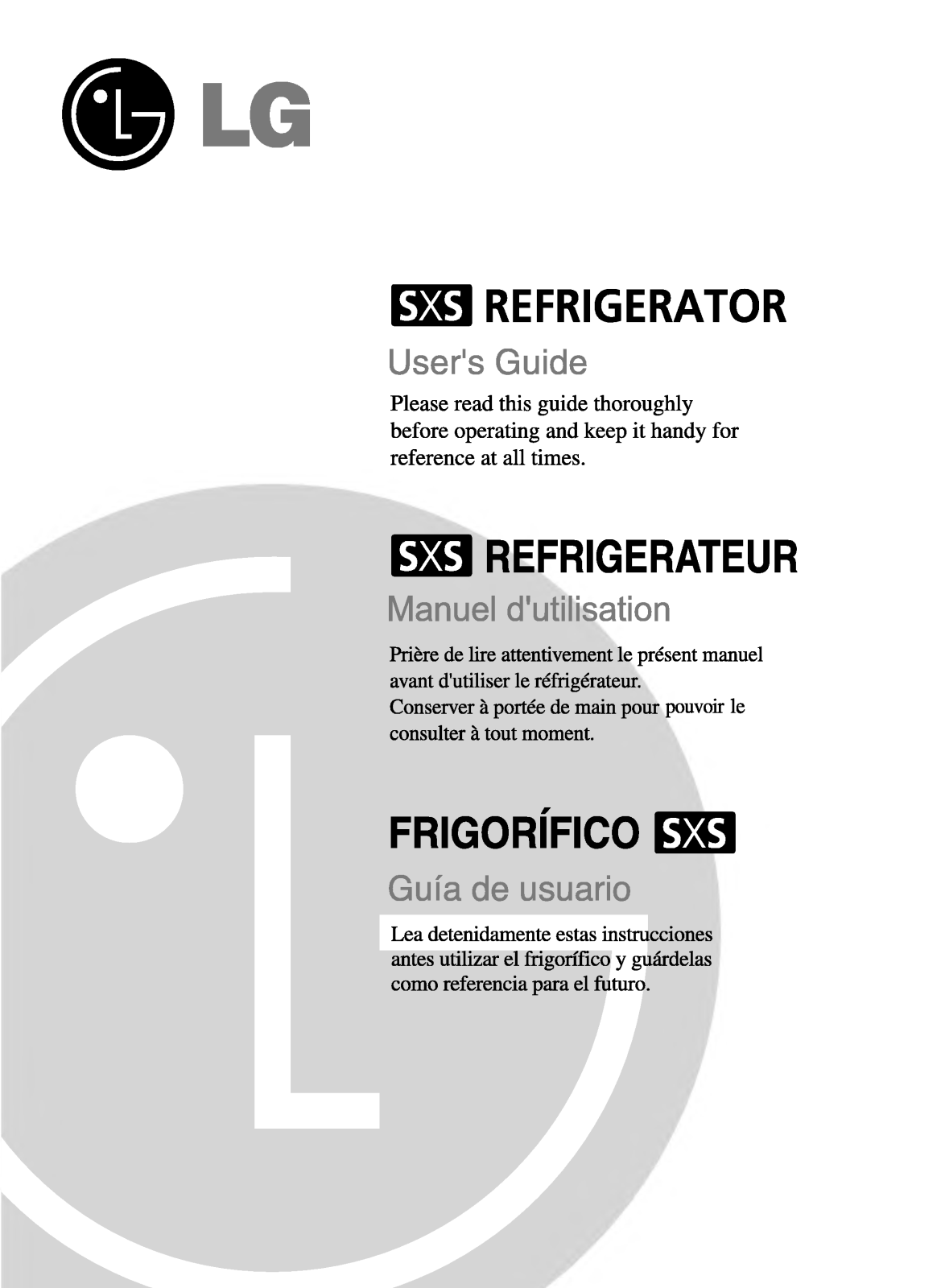 LG GR-L 1977 QQA User Manual