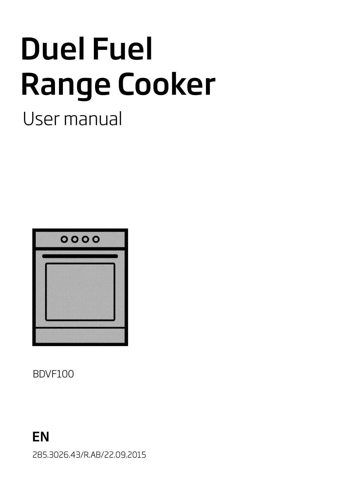 Beko BDVF100 User manual