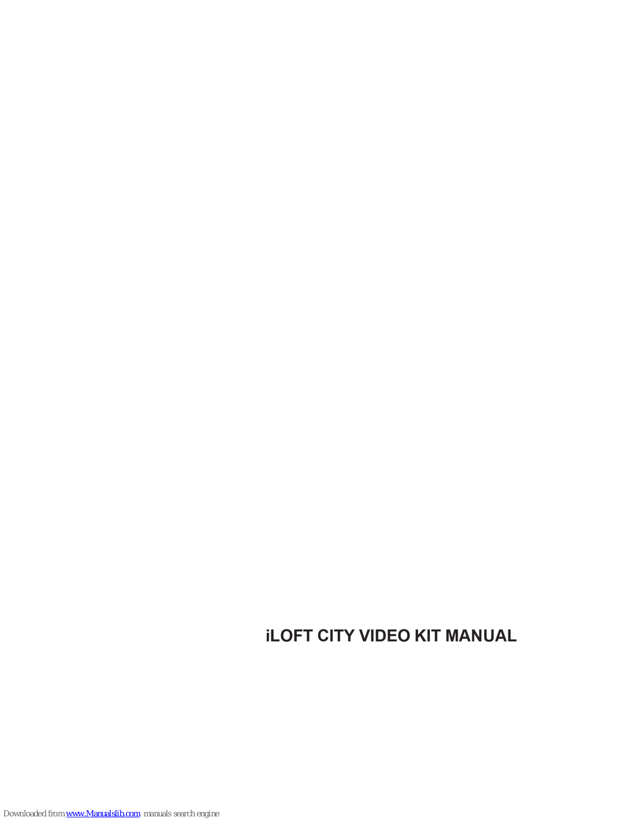 Fermax iLoft City User Manual