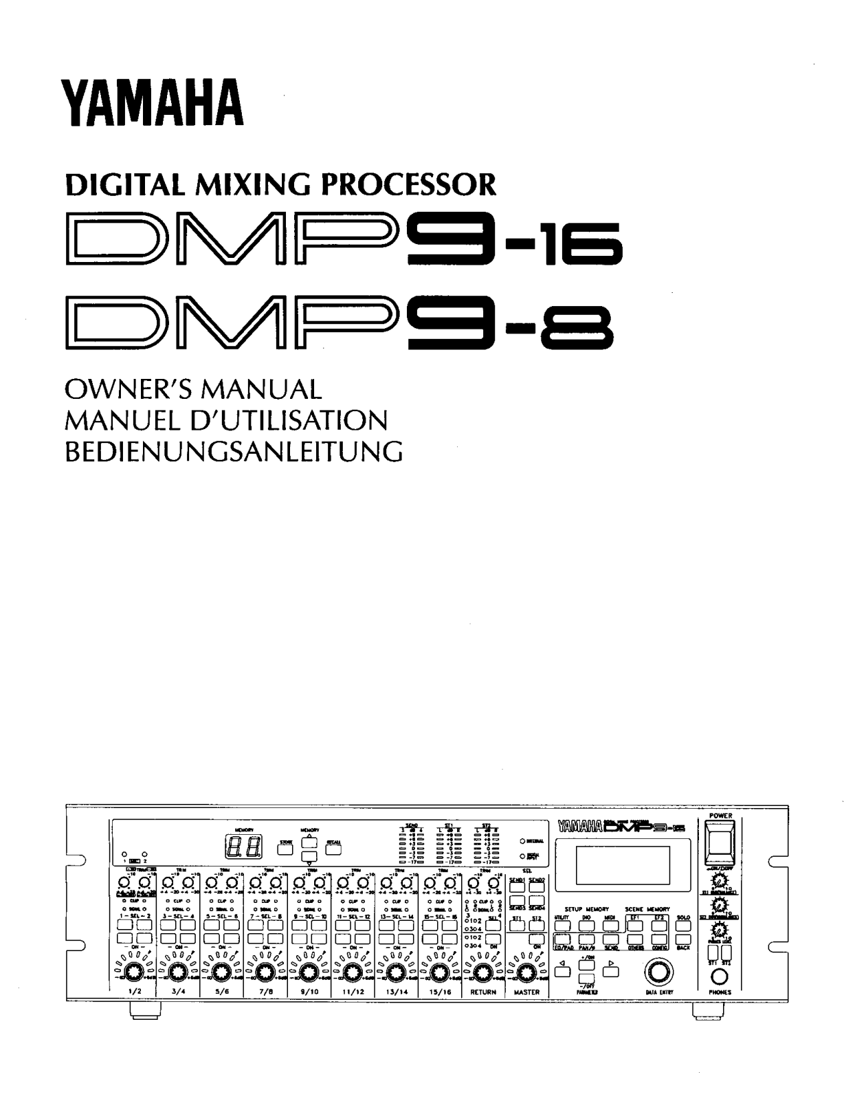 YAMAHA DMP9-16, DMP9-8 User Manual