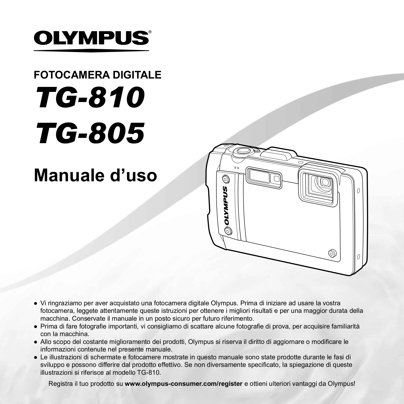 OLYMPUS TG-810 User Manual