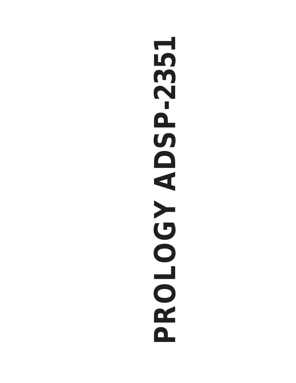 Prology ADSP-2351 Schematic