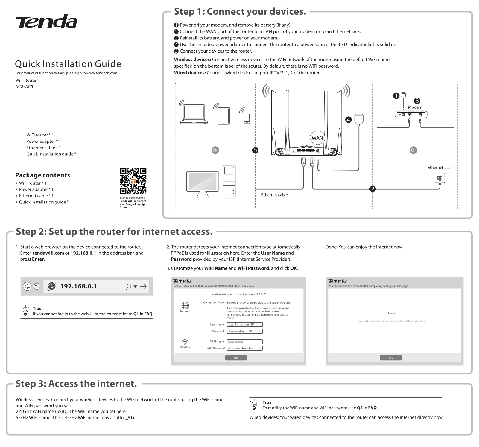 TENDA TECHNOLOGY AC5V3 User Manual