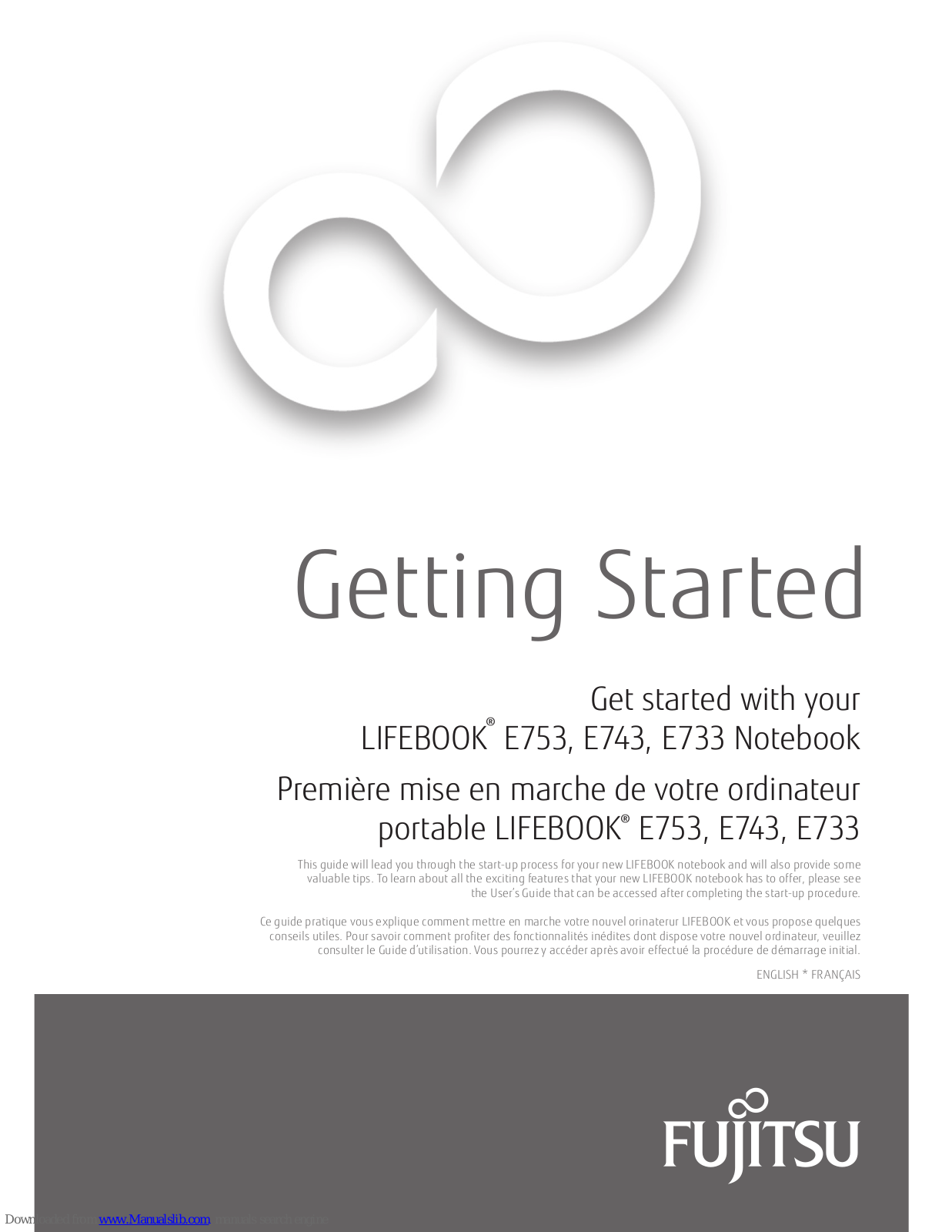 Fujitsu LIFEBOOK E743, LIFEBOOK E733 Getting Started