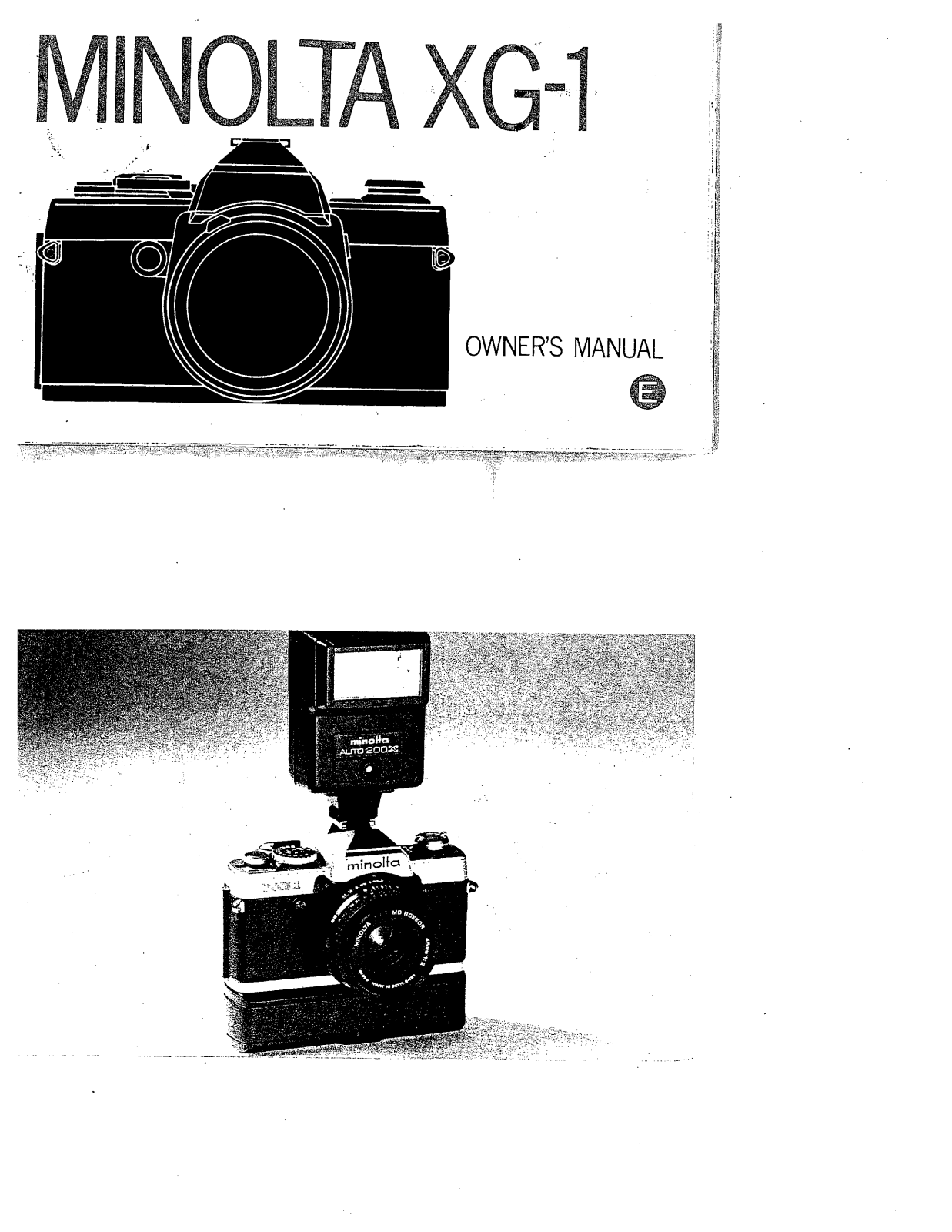 MINOLTA XG-1 Instruction Manual