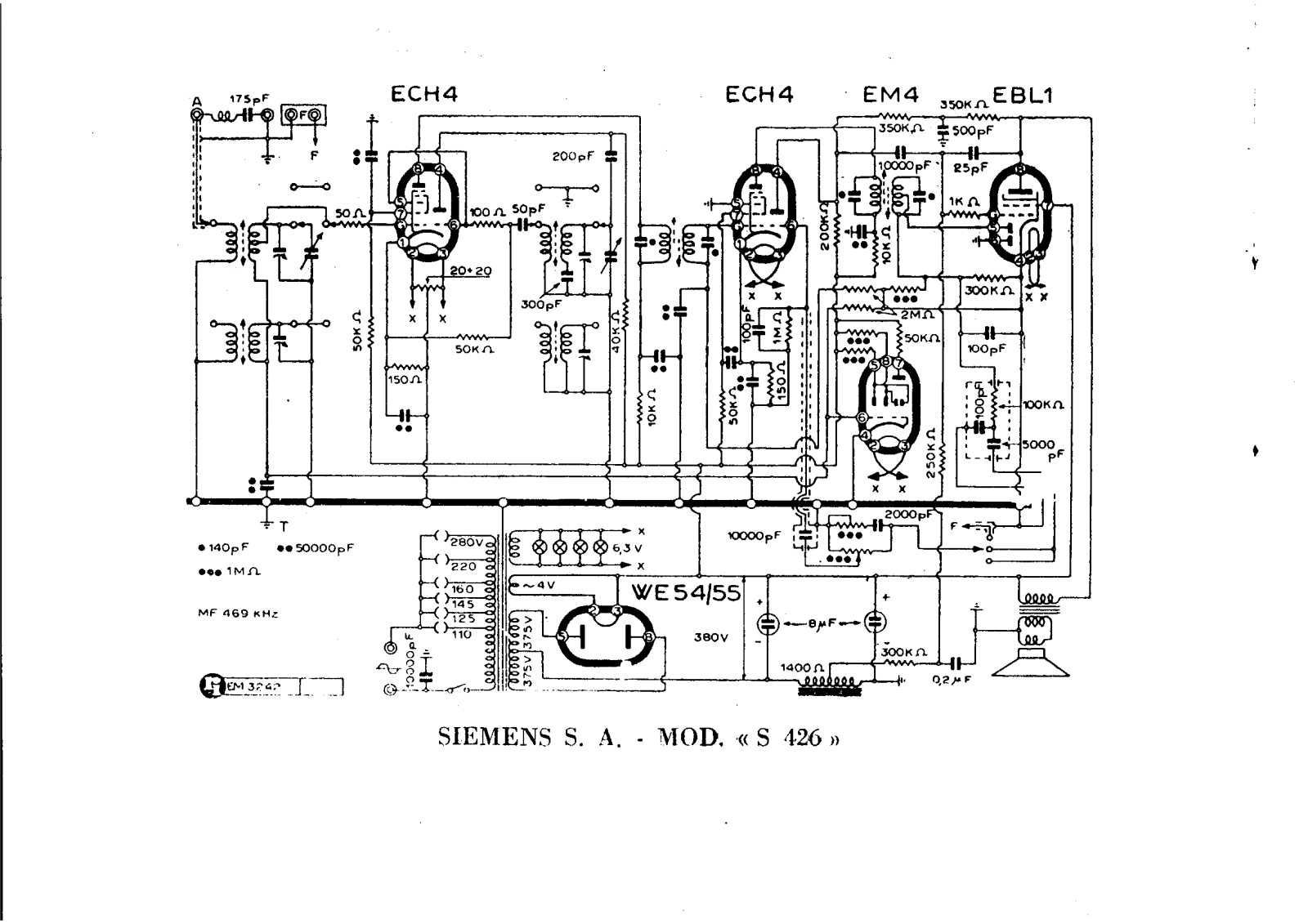 Siemens s 426 schematic