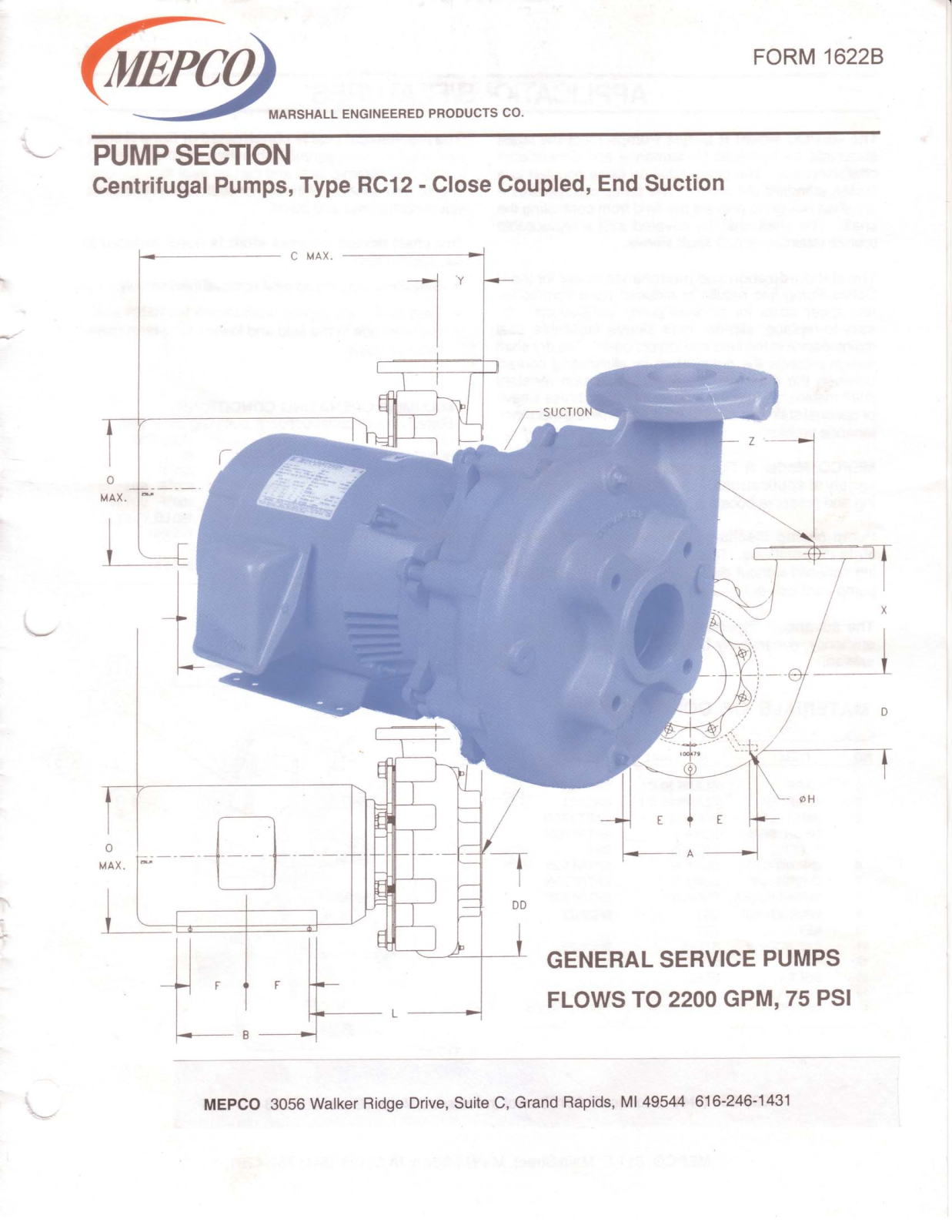 Control Products RC12 User Manual