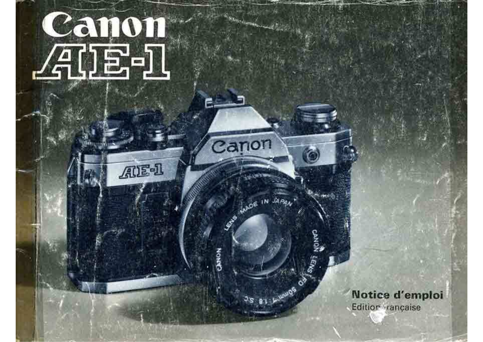 CANON AE-1 Instruction Manual