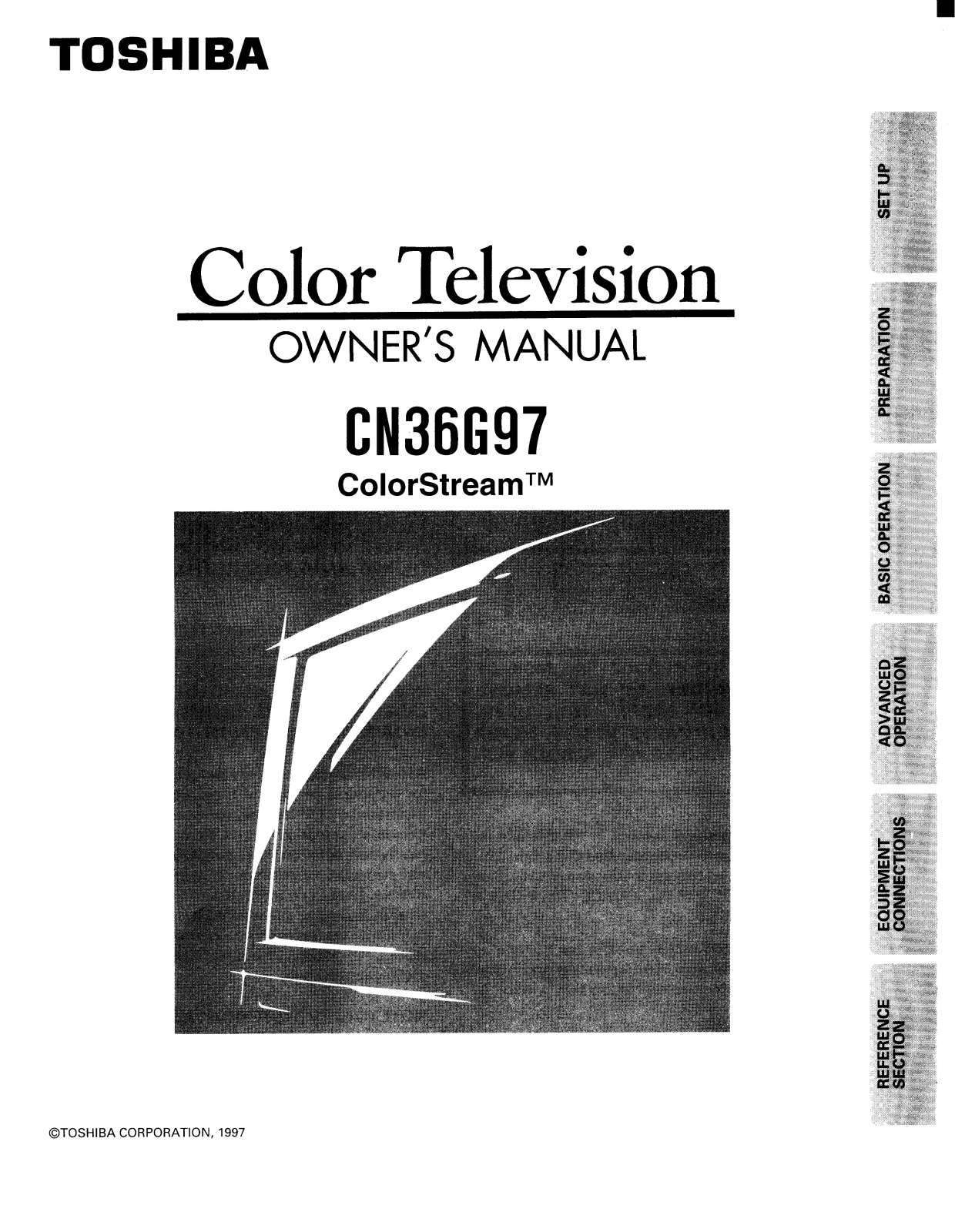 Toshiba CN36G97 User Manual