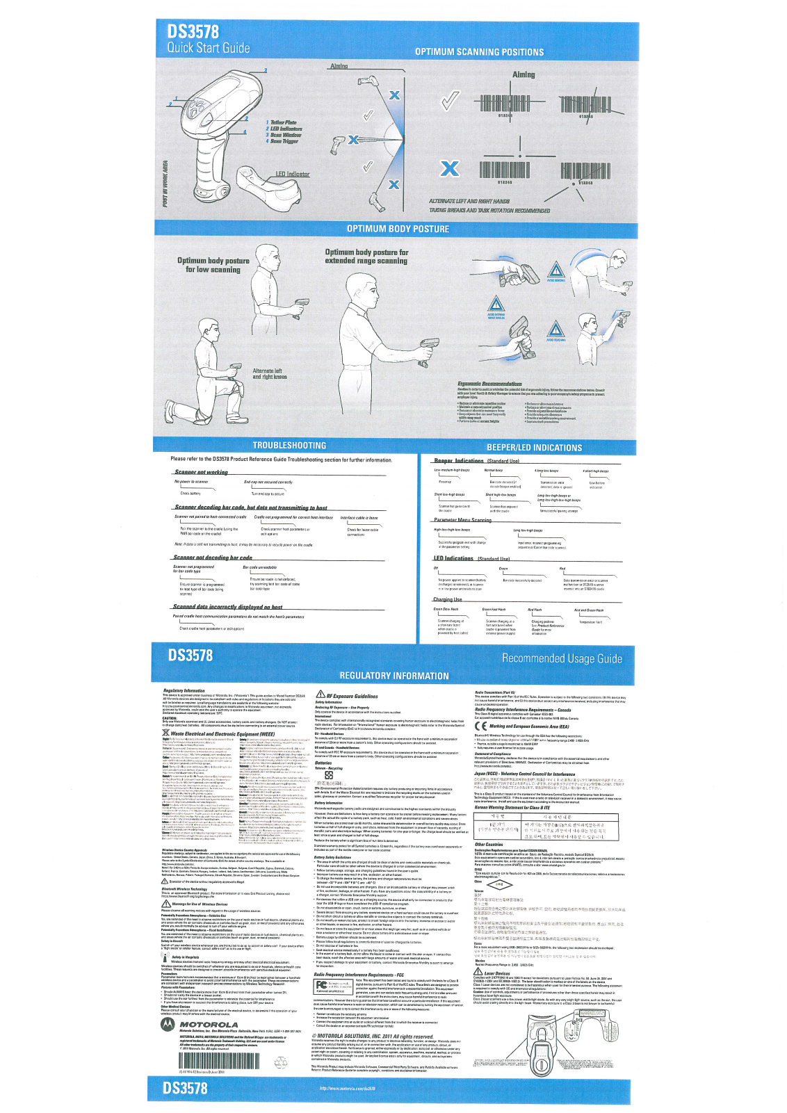 Symbol Technologies DS3578, STB3578 User Manual