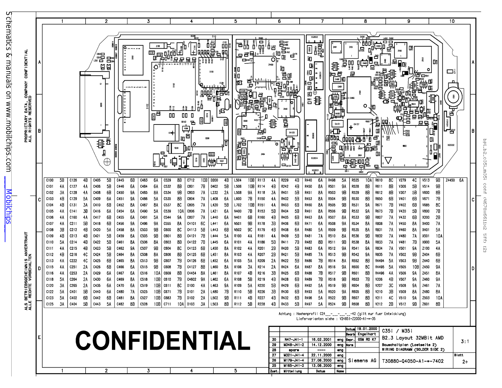 SIEMENS C35, S35 Schematics 3