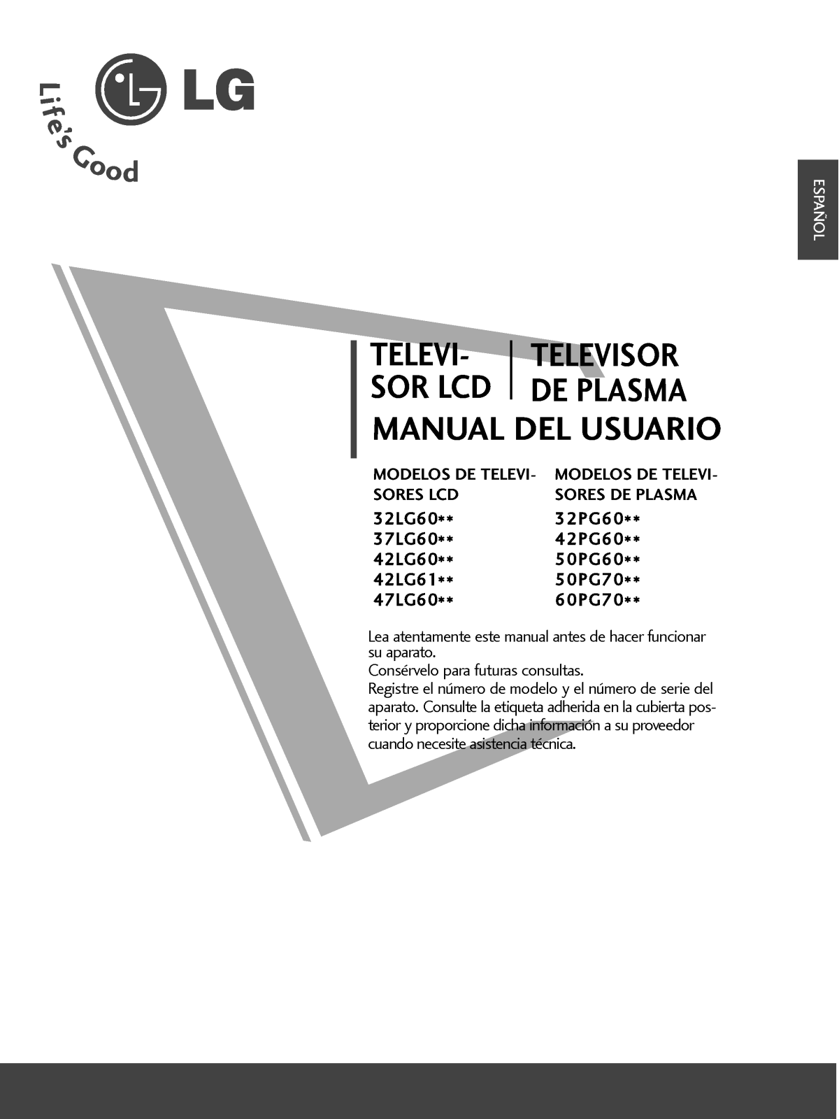 Lg 32LG60, 37LG60, 42LG60, 42LG61, 47LG60 User Manual