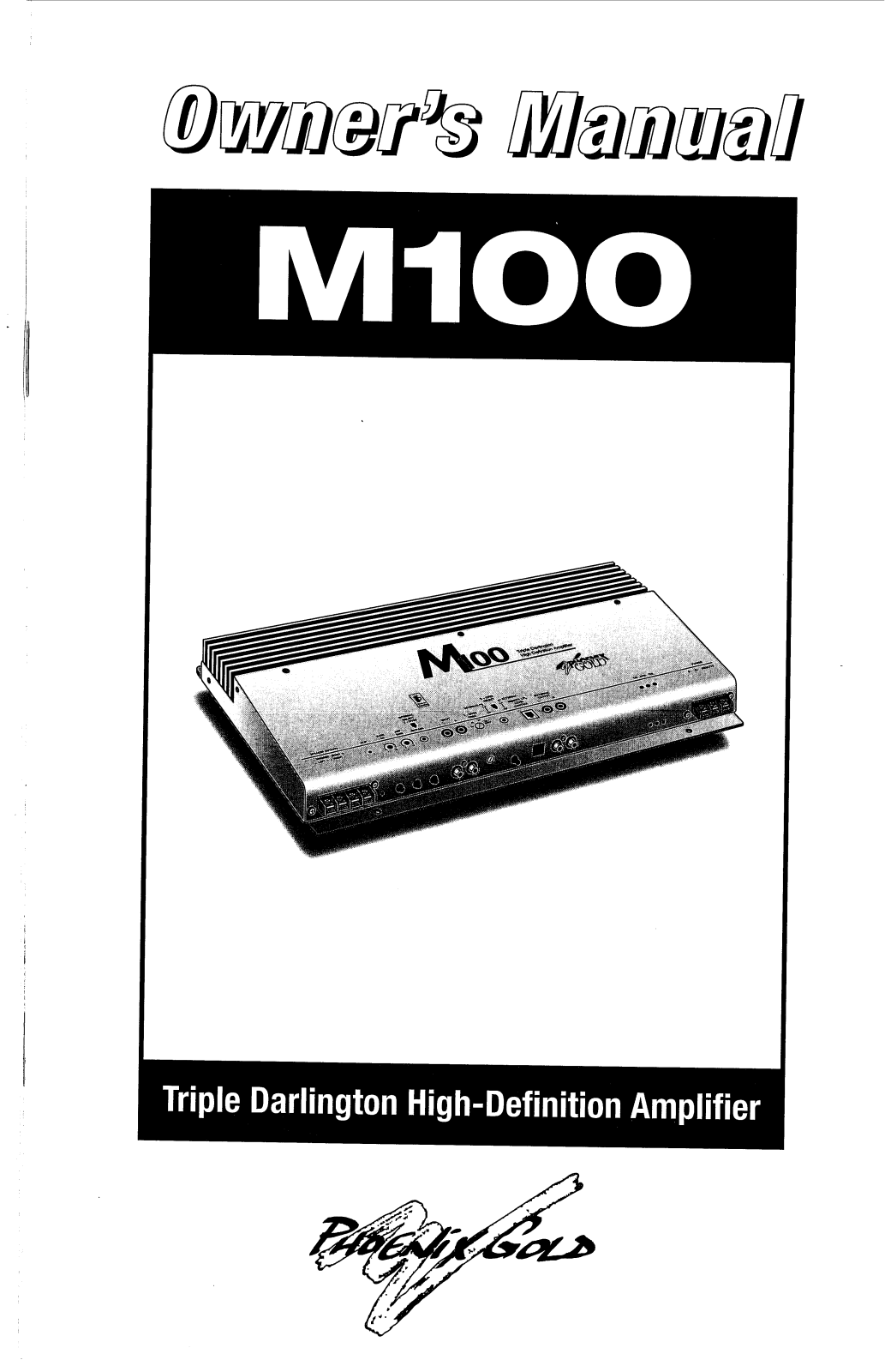 Phoenix Gold M100 User Manual