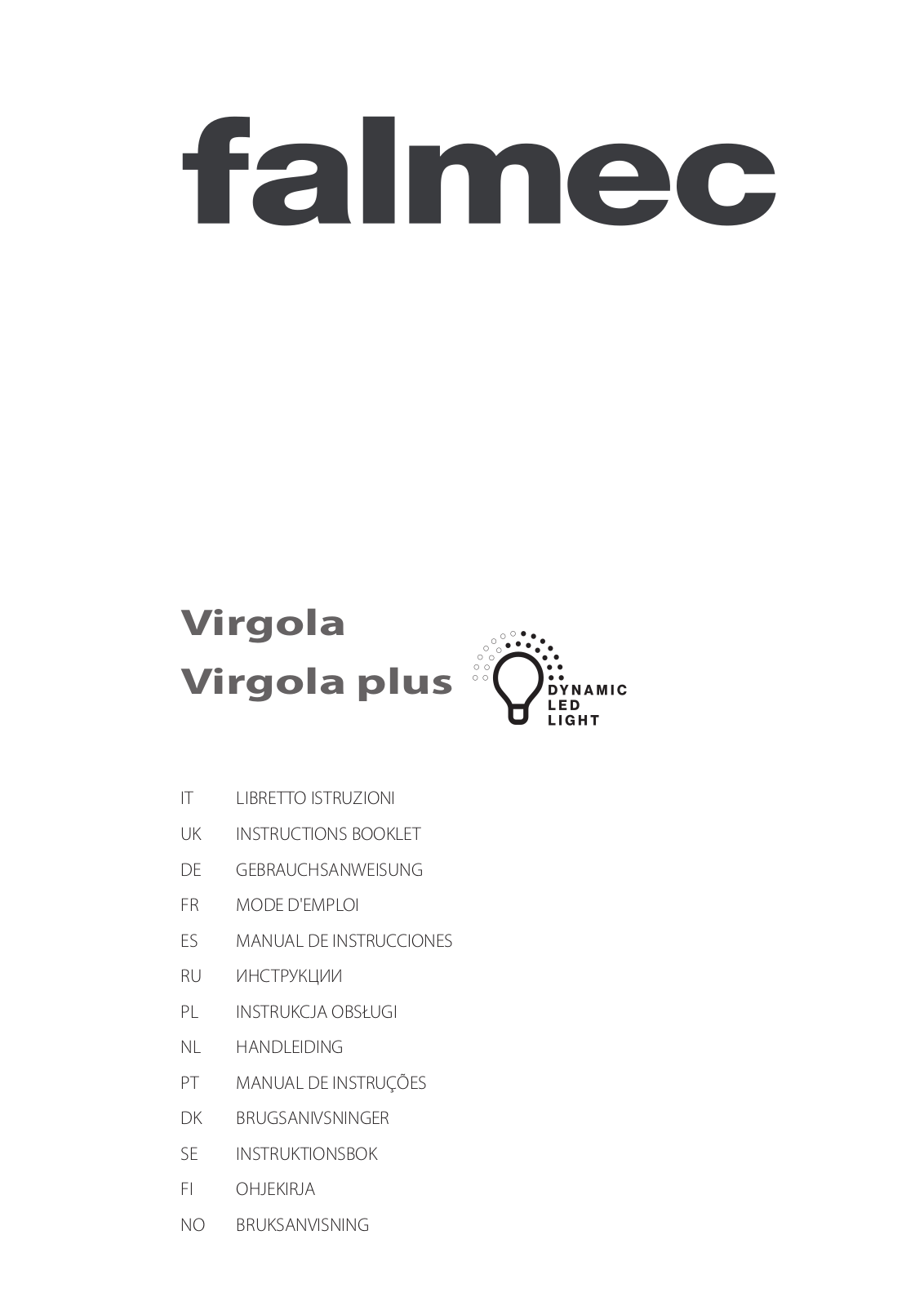 Falmec VIRGOLA3430 User Manual