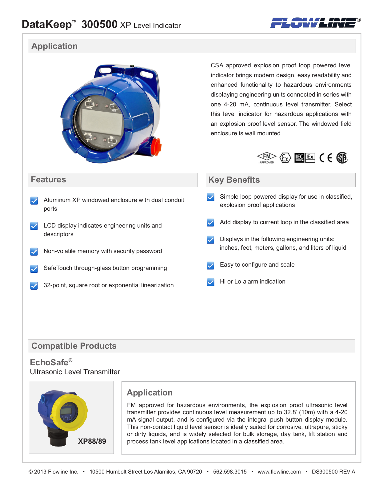 Flowline 300500 User Manual