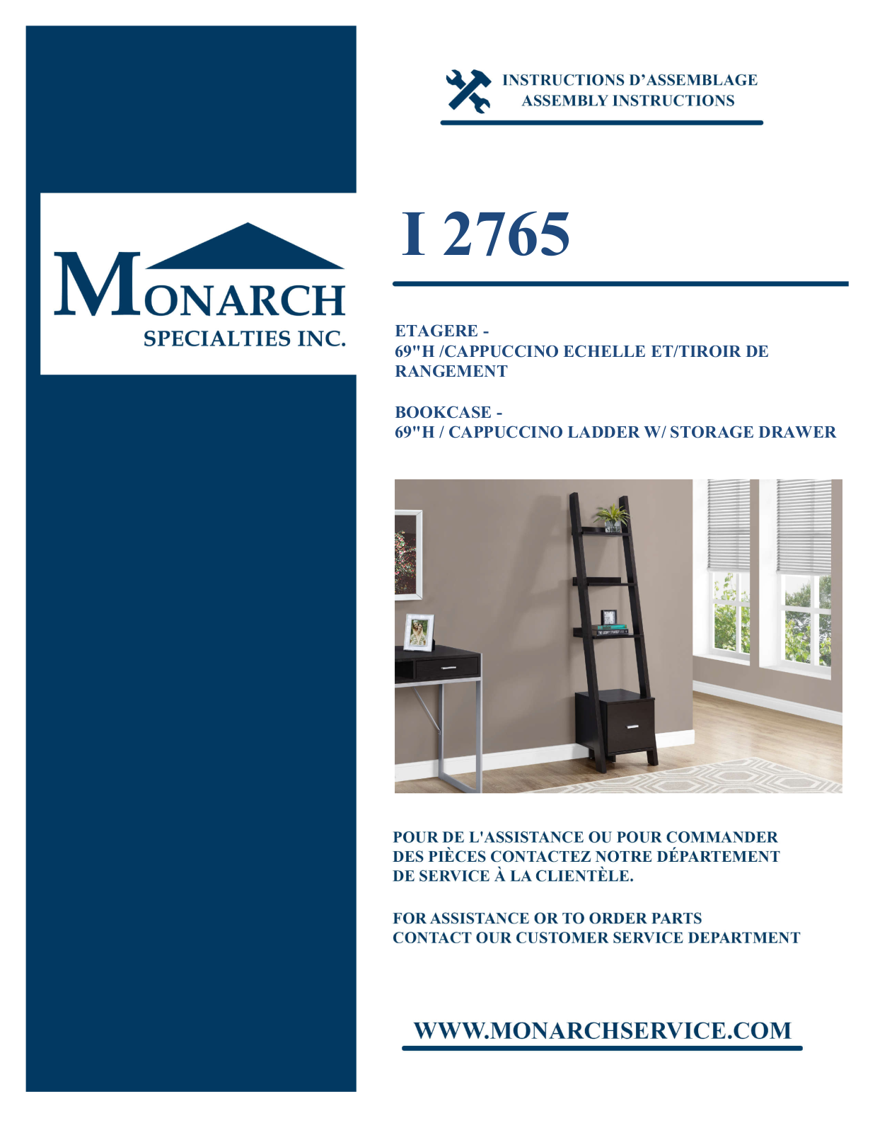 Monarch I2765 Assembly Guide