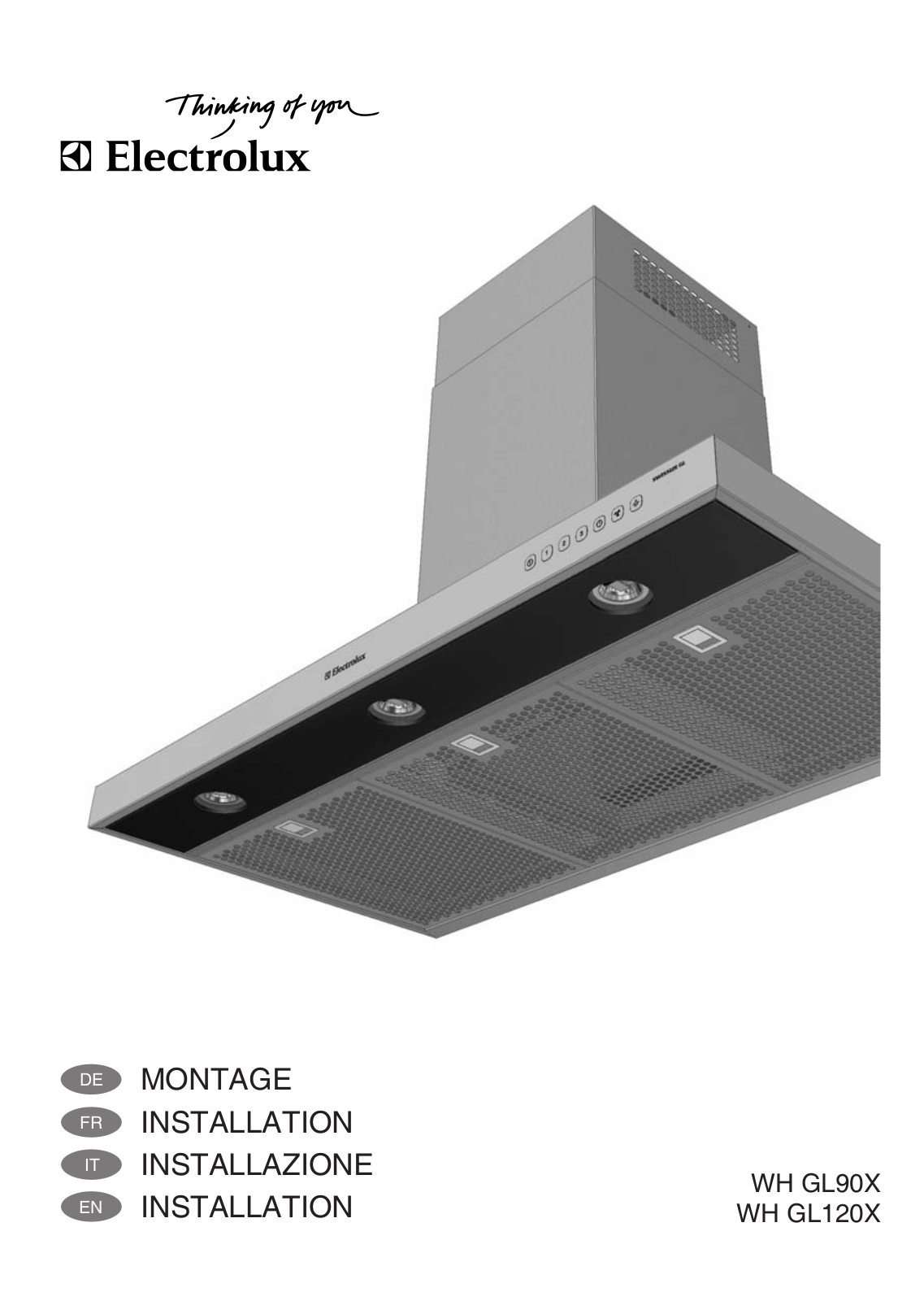 AEG WHGL90X User Manual