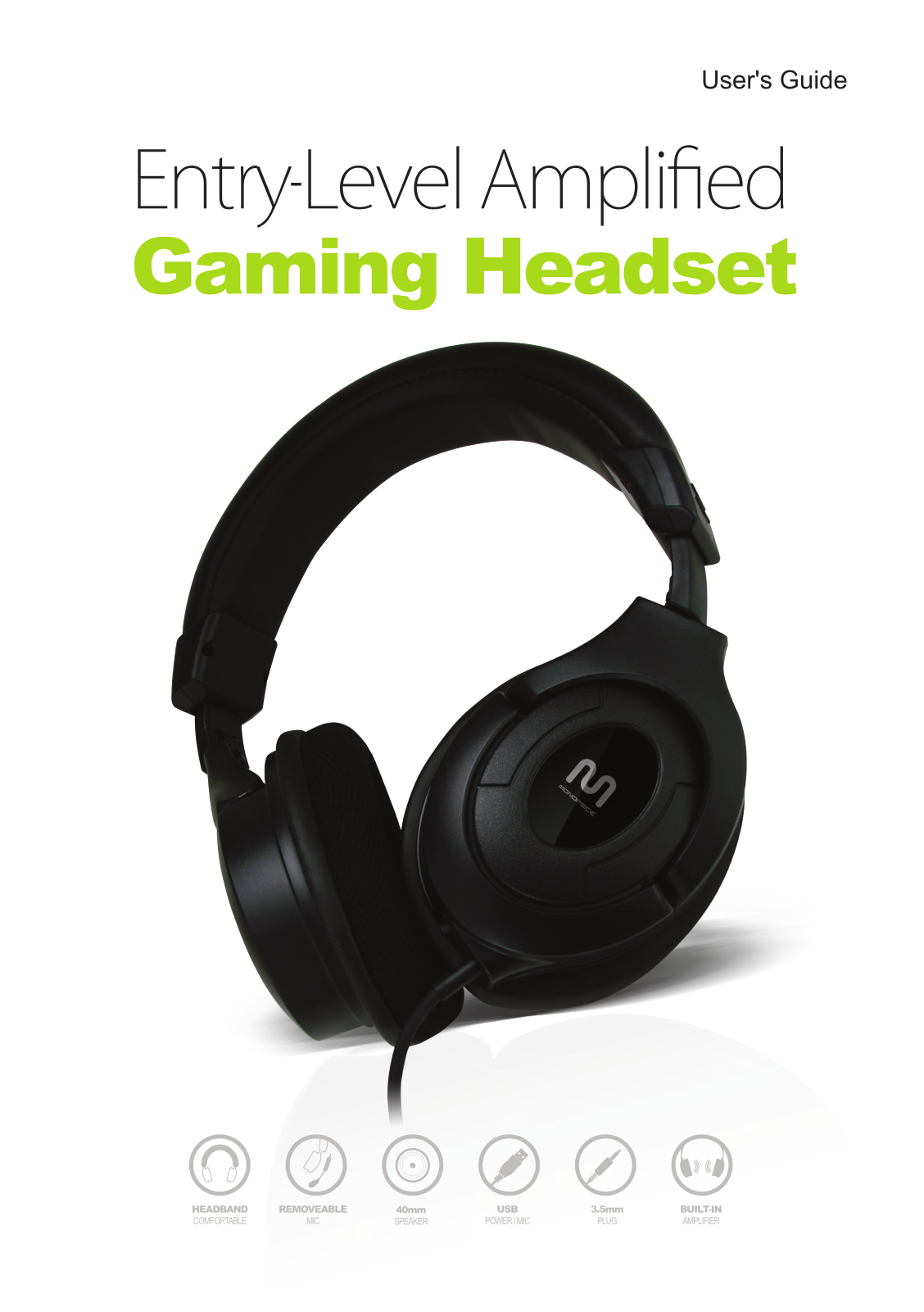 Monoprice Entry-Level Amplified Gaming Headset User Manual