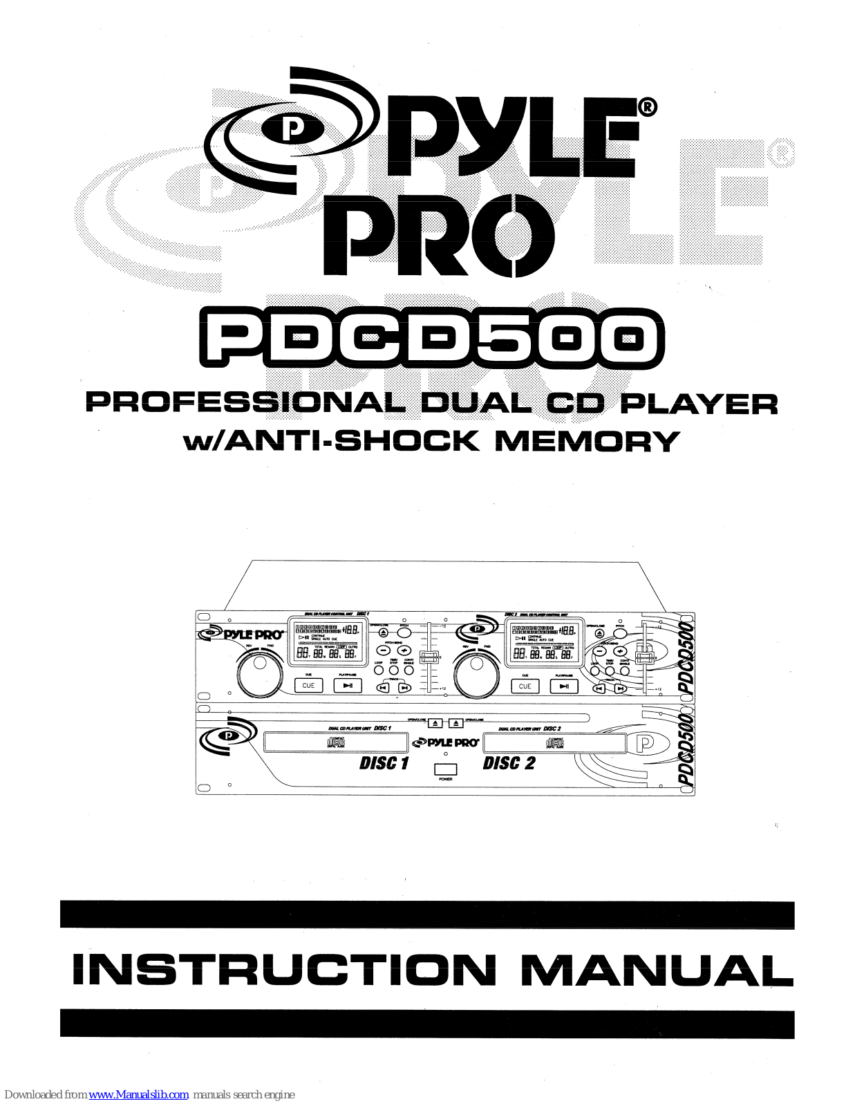 Pyle Pro PDCD500 Instruction Manual