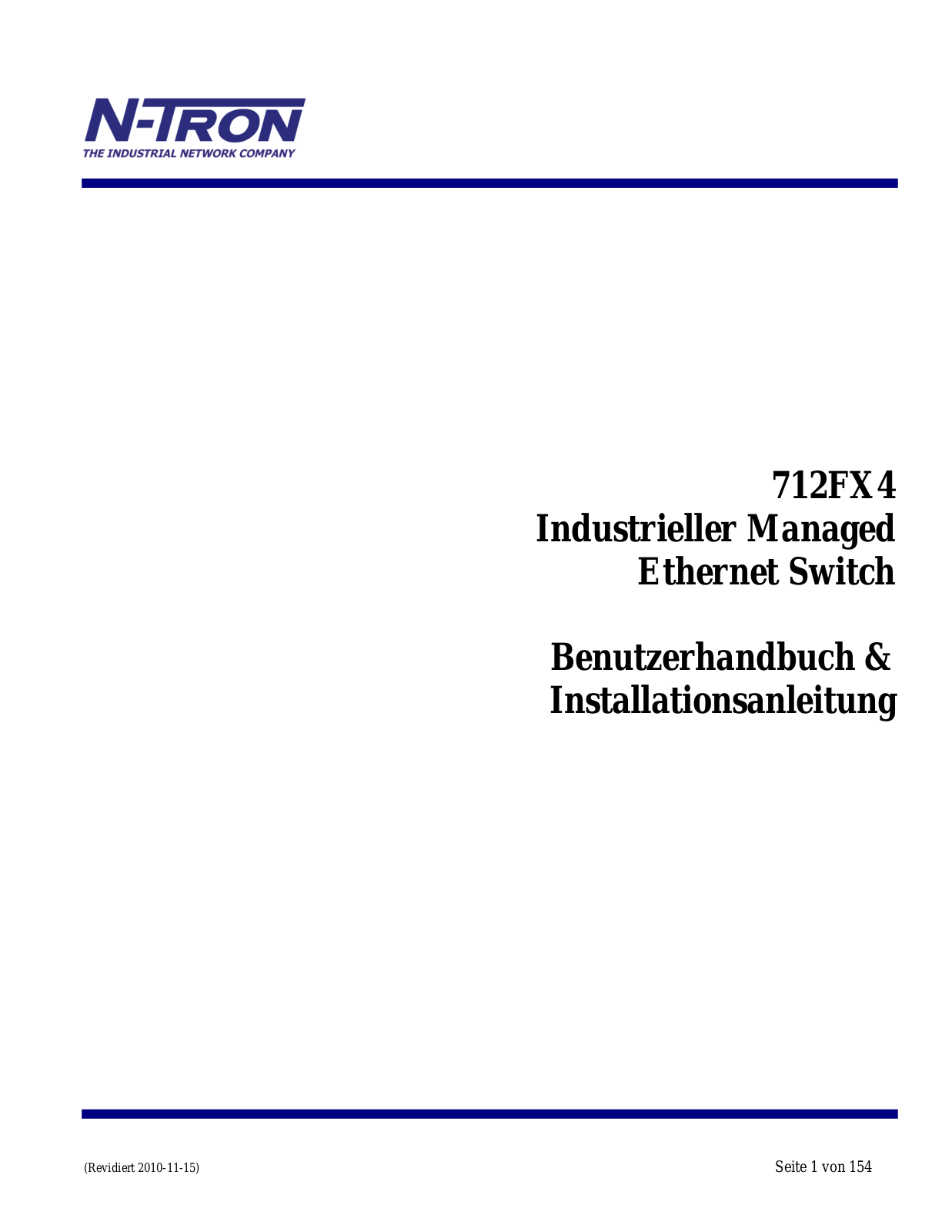 N-Tron 712FX4 User Manual