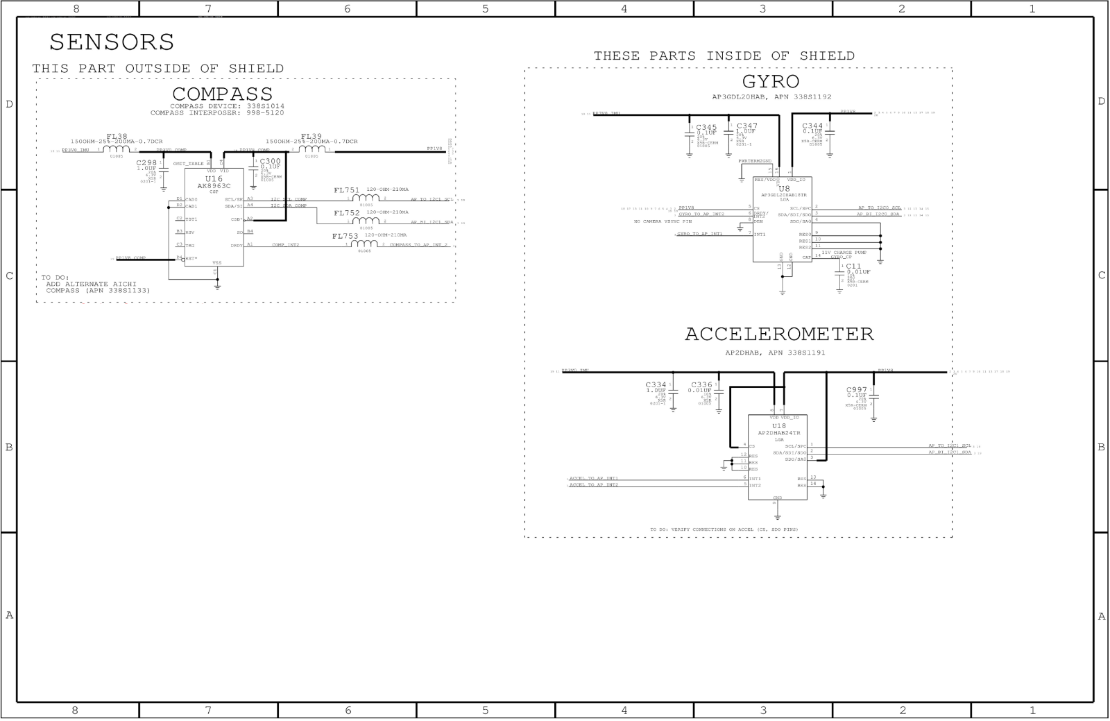 Apple iphone 5с schematics diagram