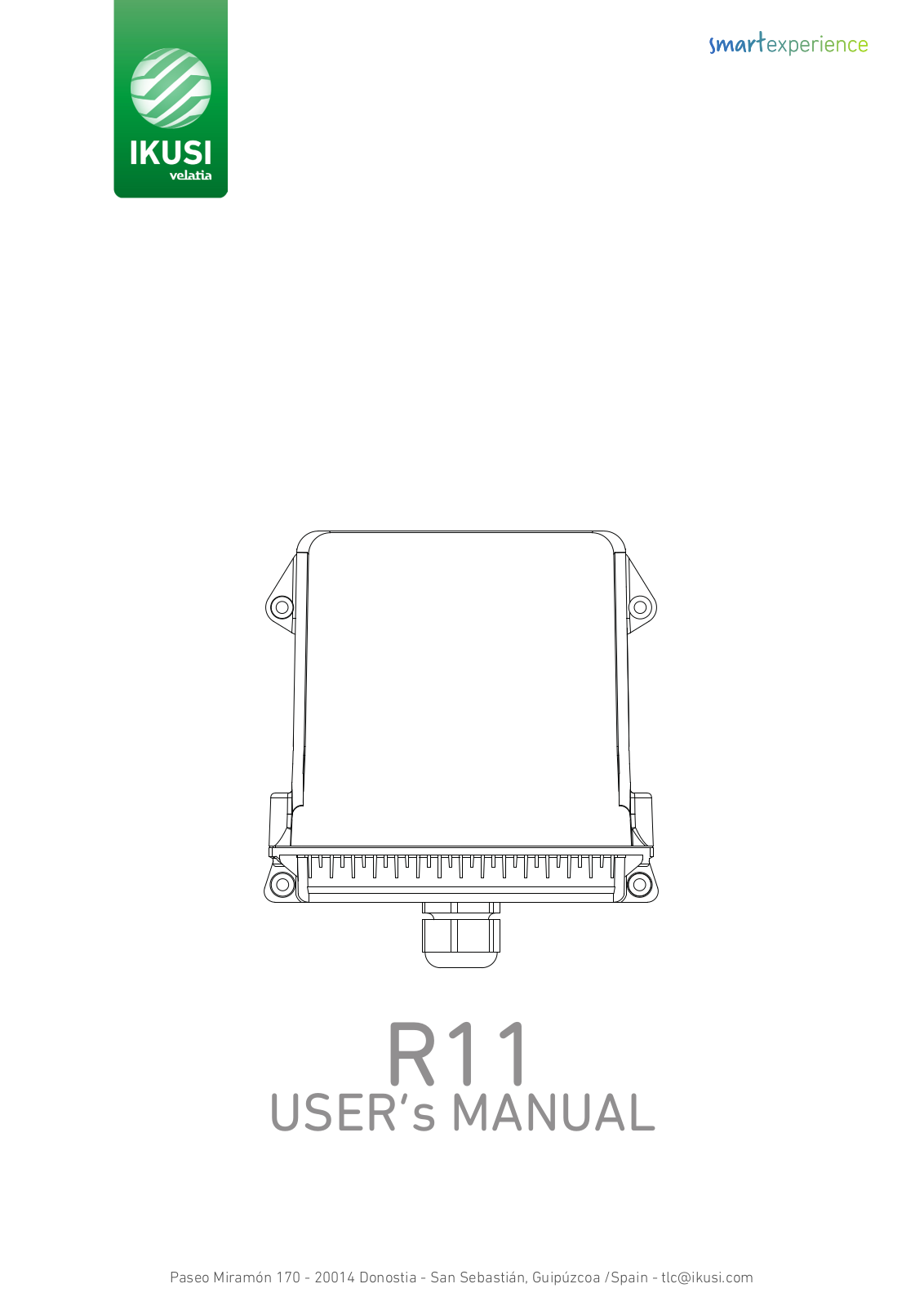 IKUSI ELECTRONICA S L TR2400-EMB, TR2400-MCX Users Manual