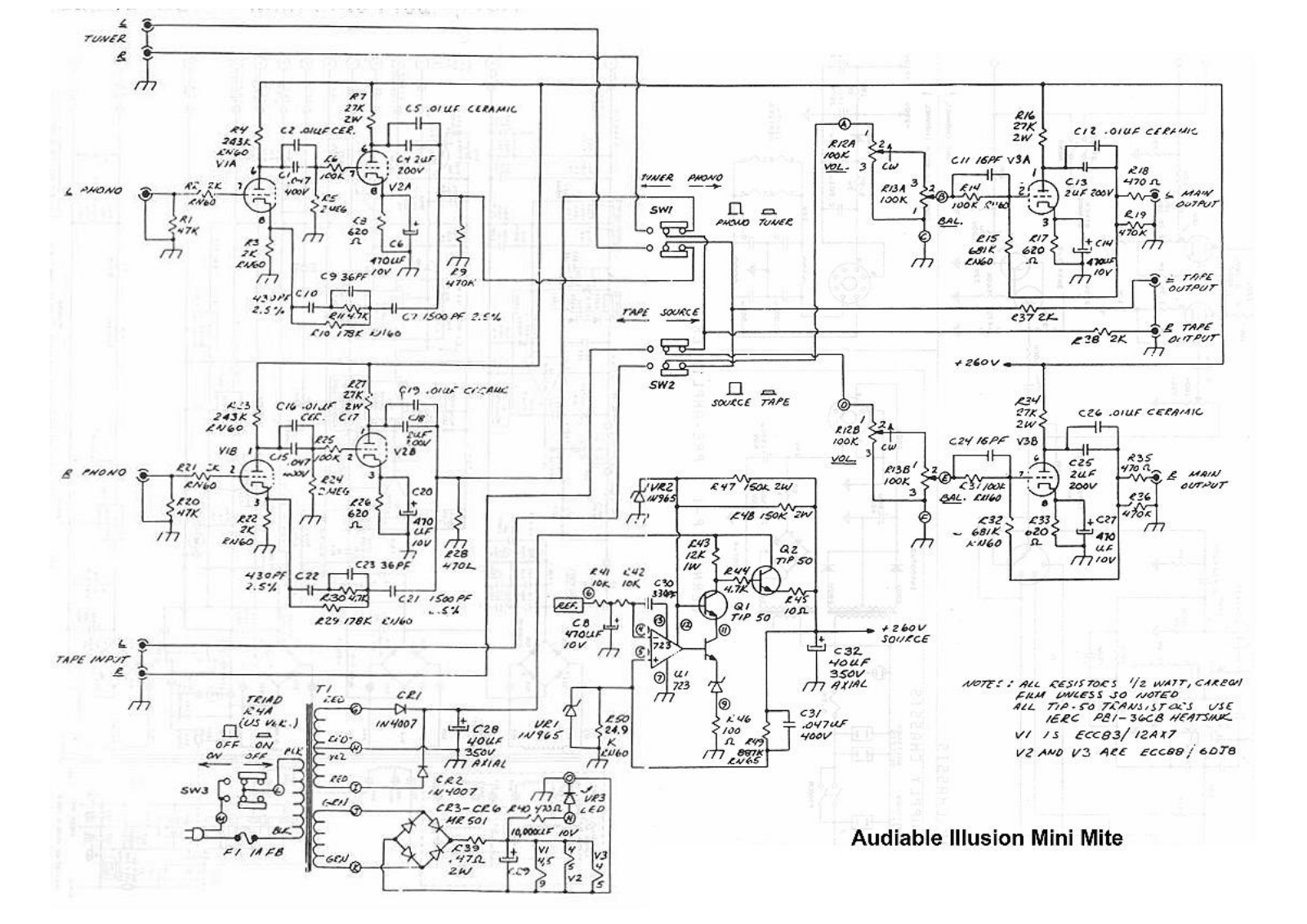 Other A AudiableIllusions-MiniMite Schematic - ManualMachine.com