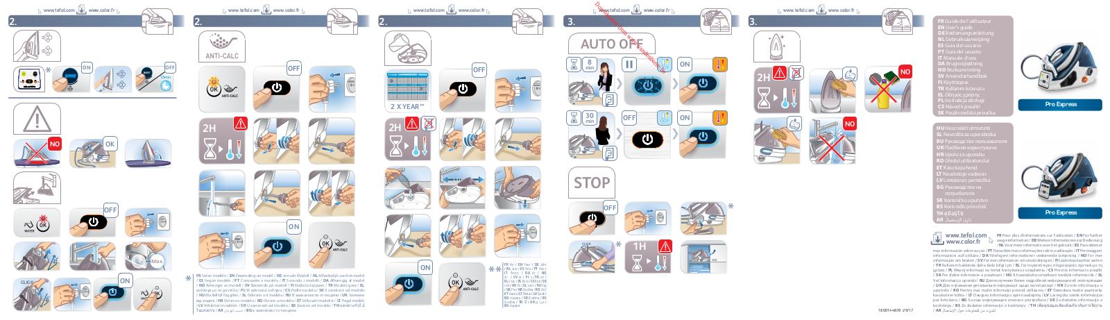 CALOR GV7831 User Manual