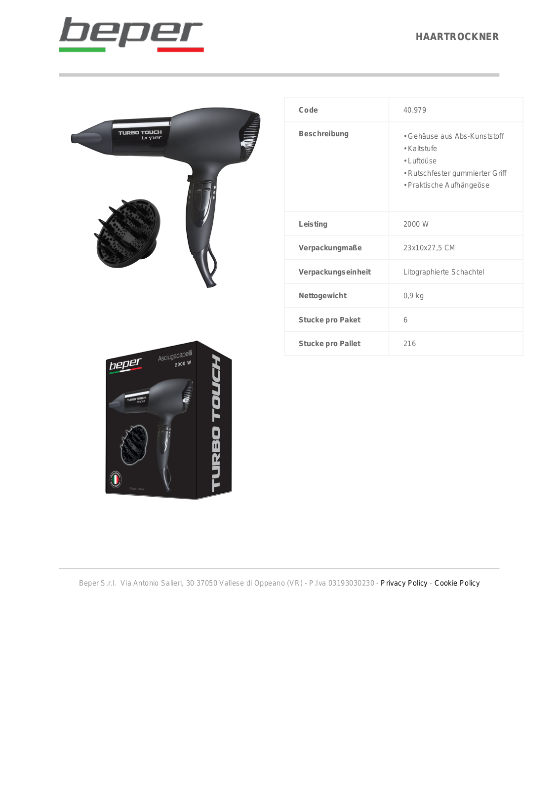 Beper 40.979 User Manual - ManualMachine.com