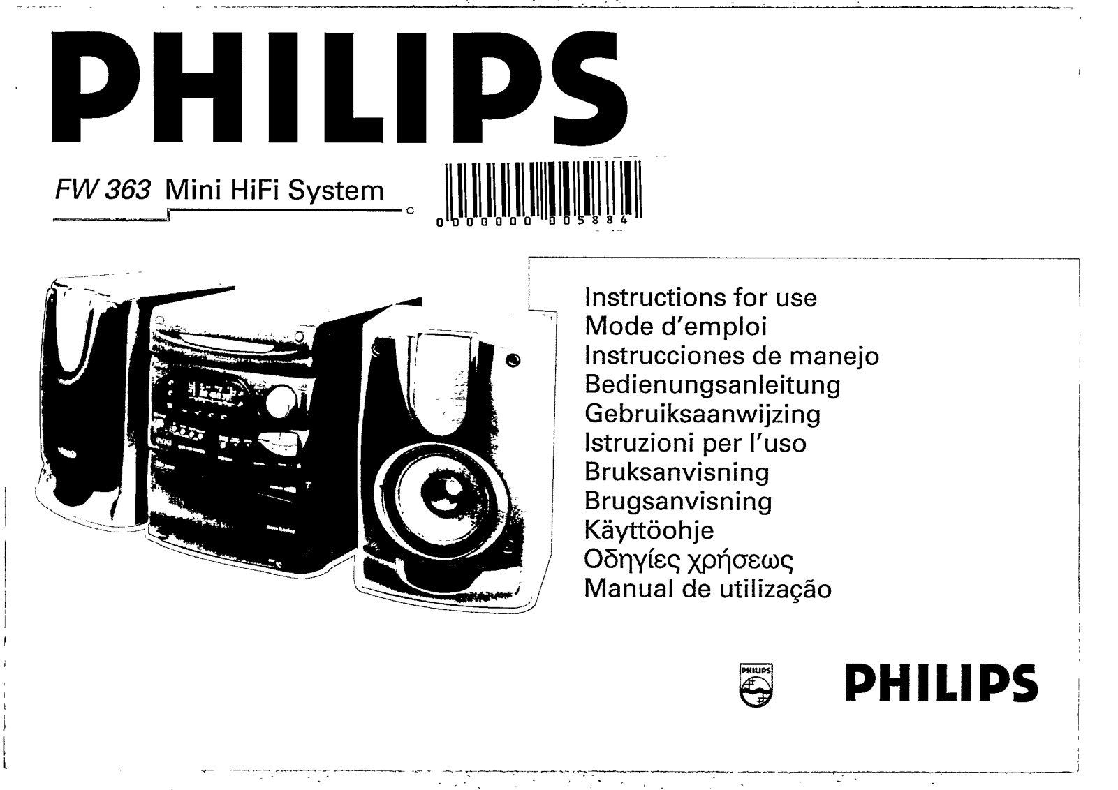 Philips FW363/22G, FW363/22 User Manual