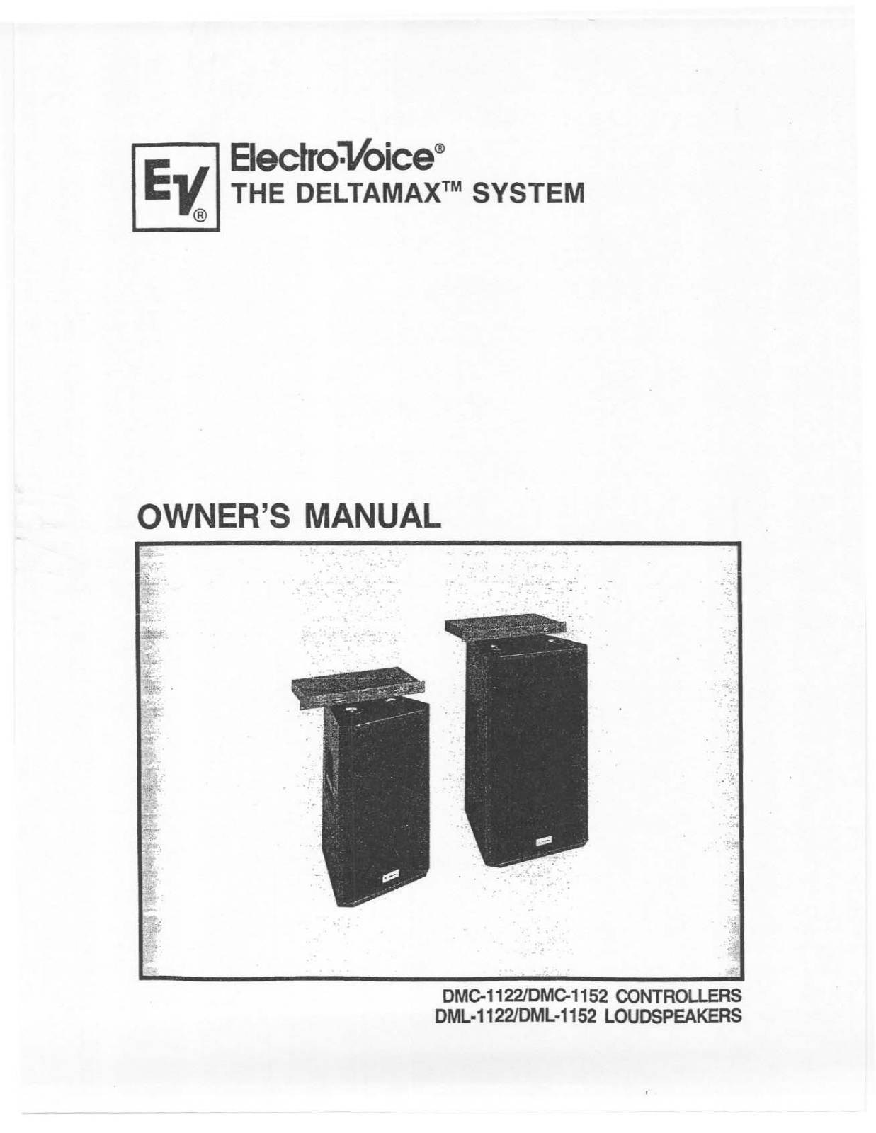 Electro-voice DML-1152, DMC-1122, DMC-1152 User Manual