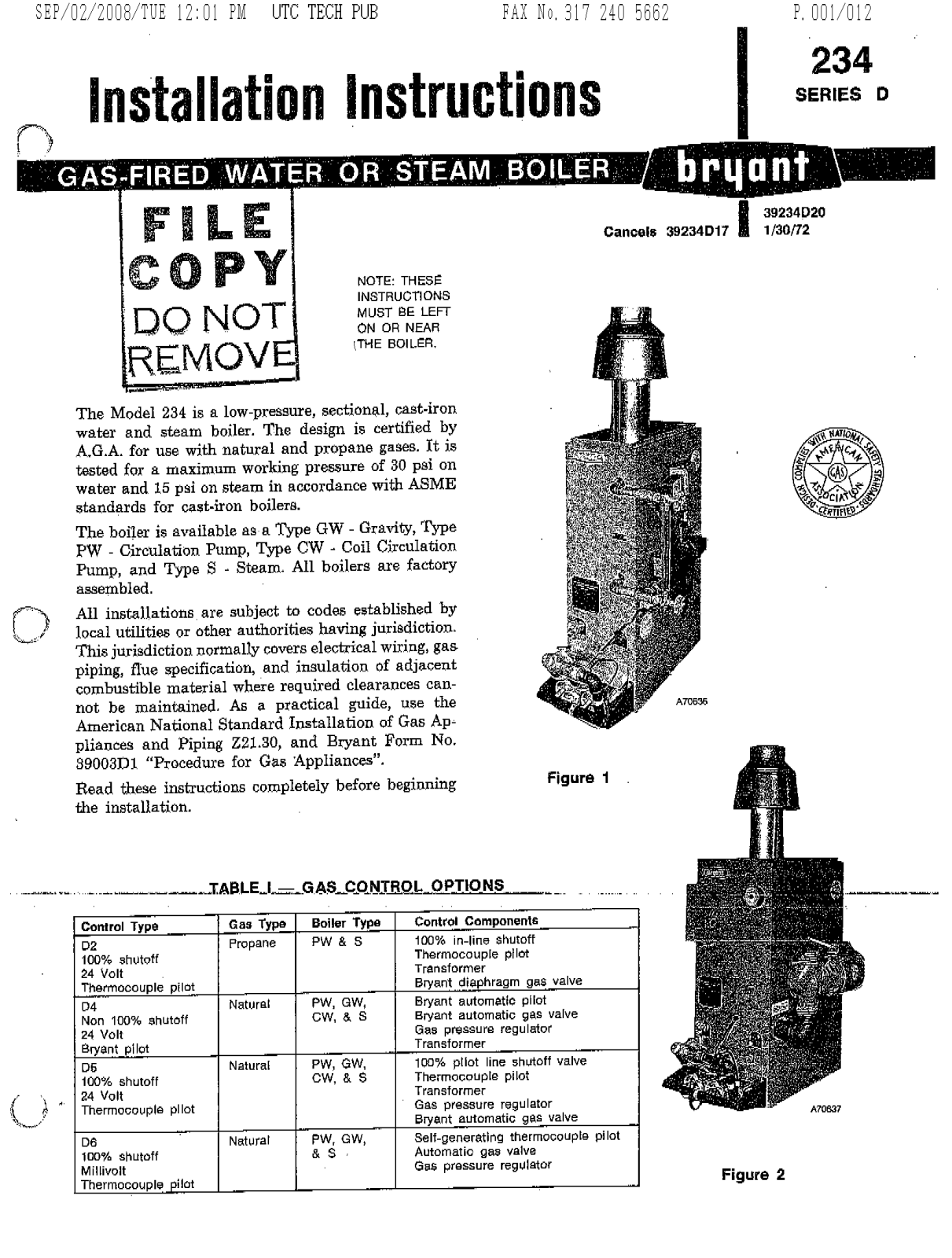 Bryant 234 D User Manual