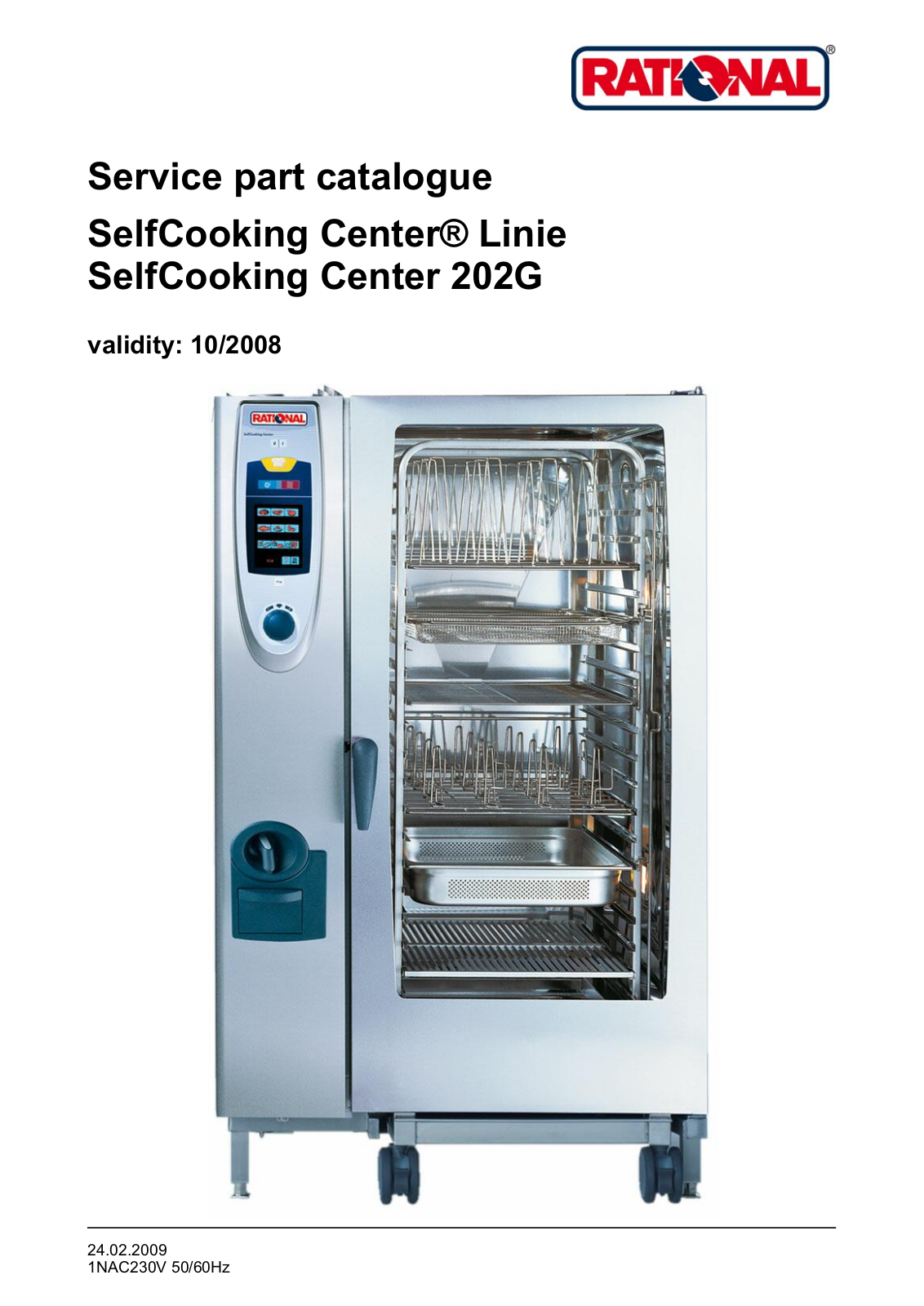 Rational Oven SCC202G Parts List