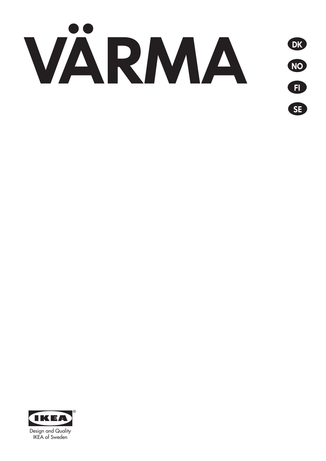 IKEA MW V00 S User Manual