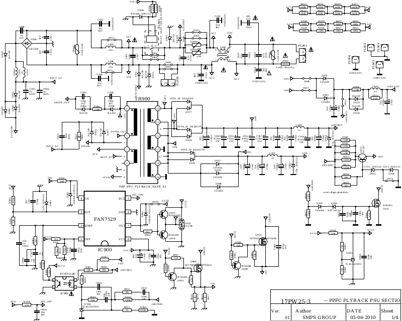 Vestel 17PW25-3 Schematic