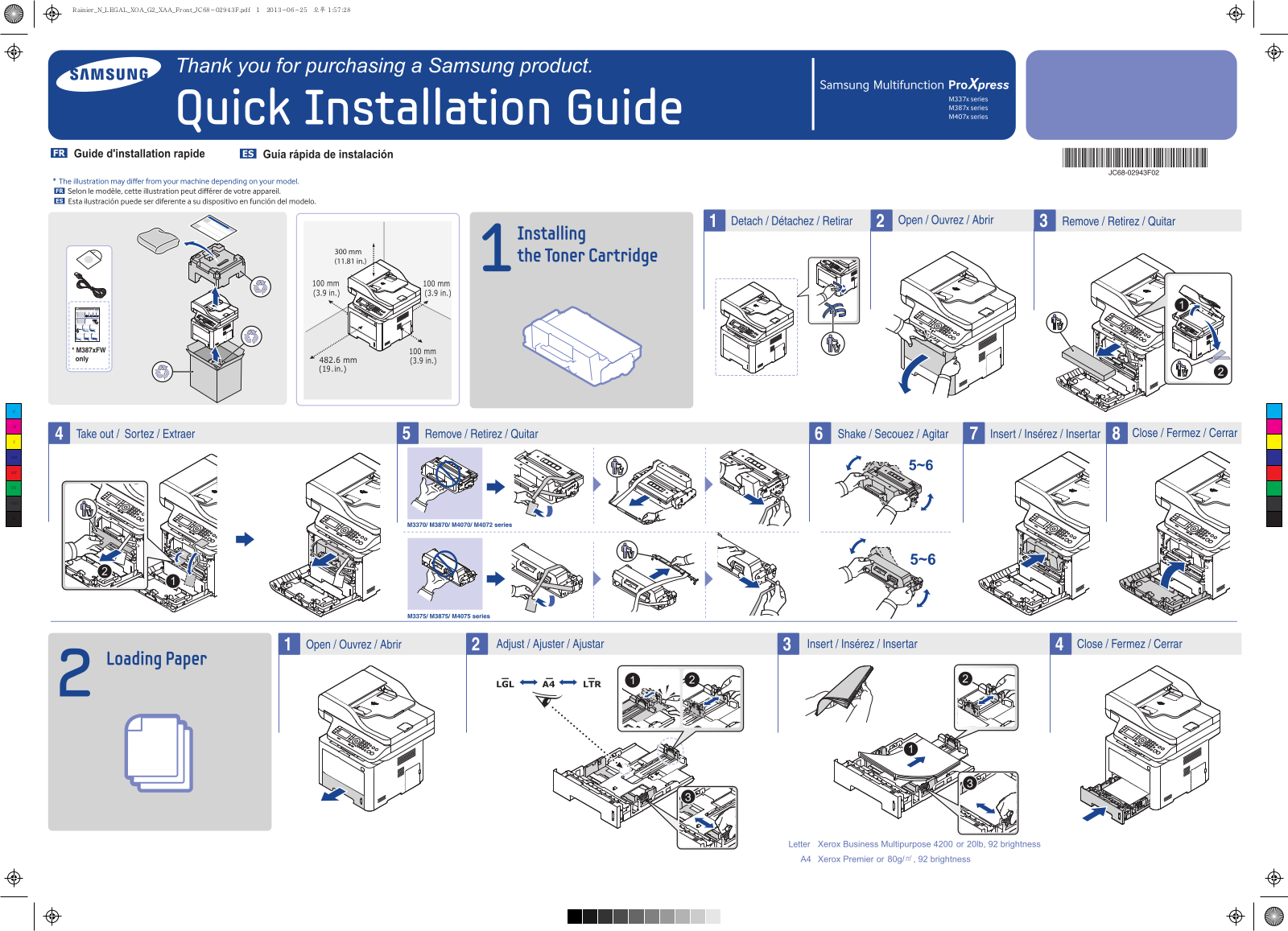 Samsung SL-M3870FW/XAA, SL-M3370FD/XAA Quick Guide