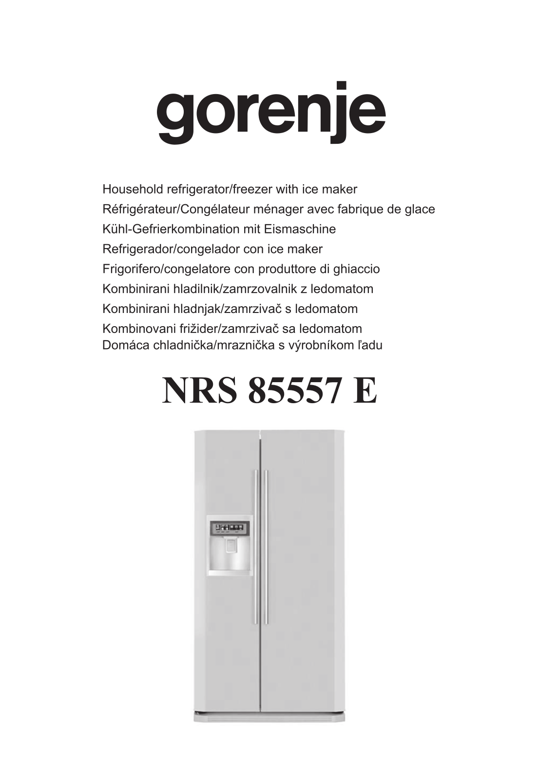 Gorenje NRS 85557 E User Manual