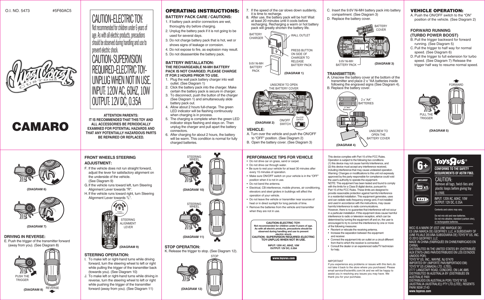 Scientific Toys 5013 27TP User Manual