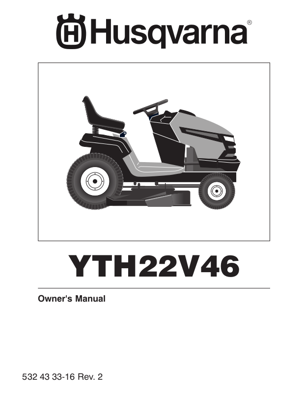 Husqvarna YTH22V46 User Manual