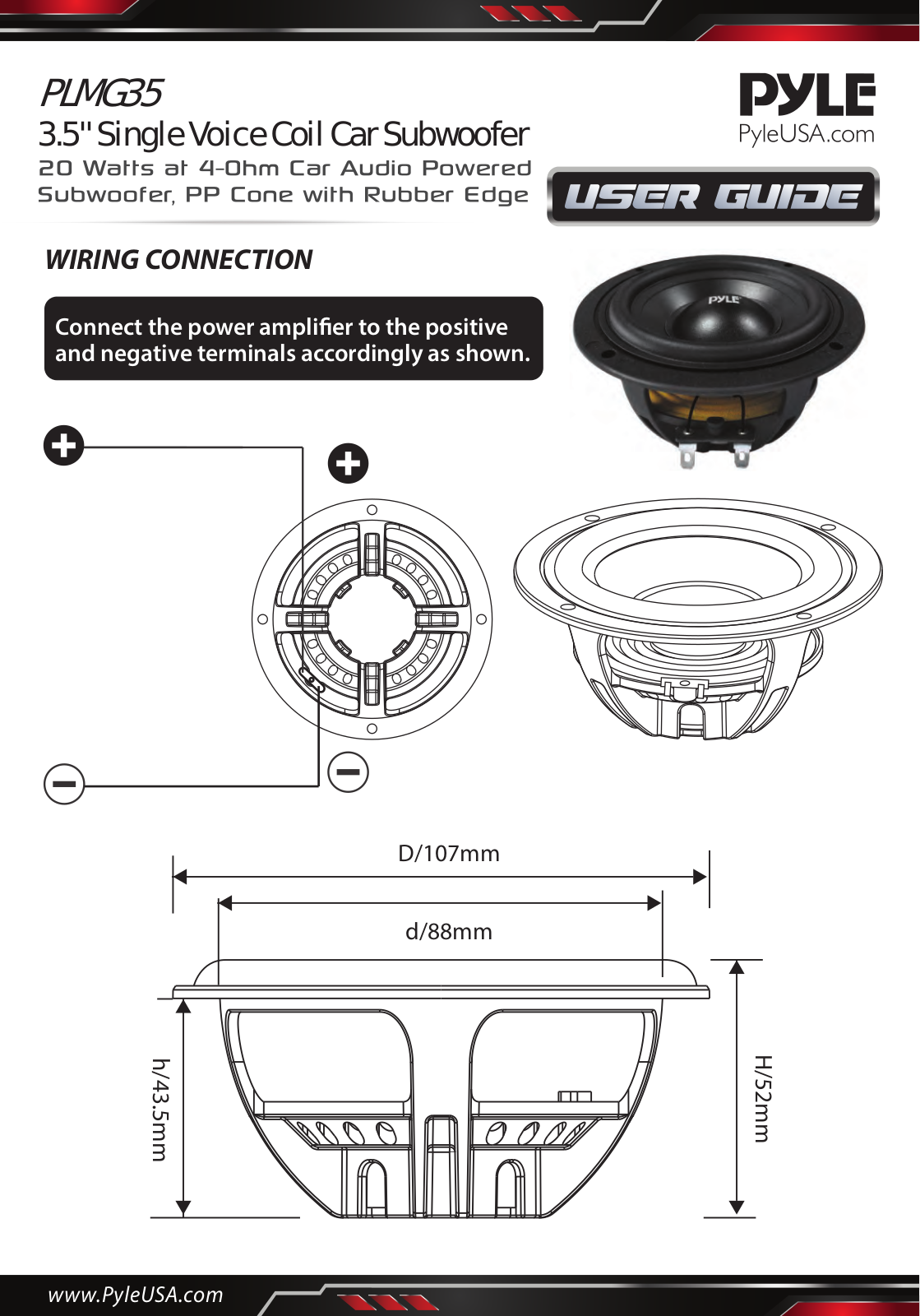 Pyle PLMG35 User guide - ManualMachine.com
